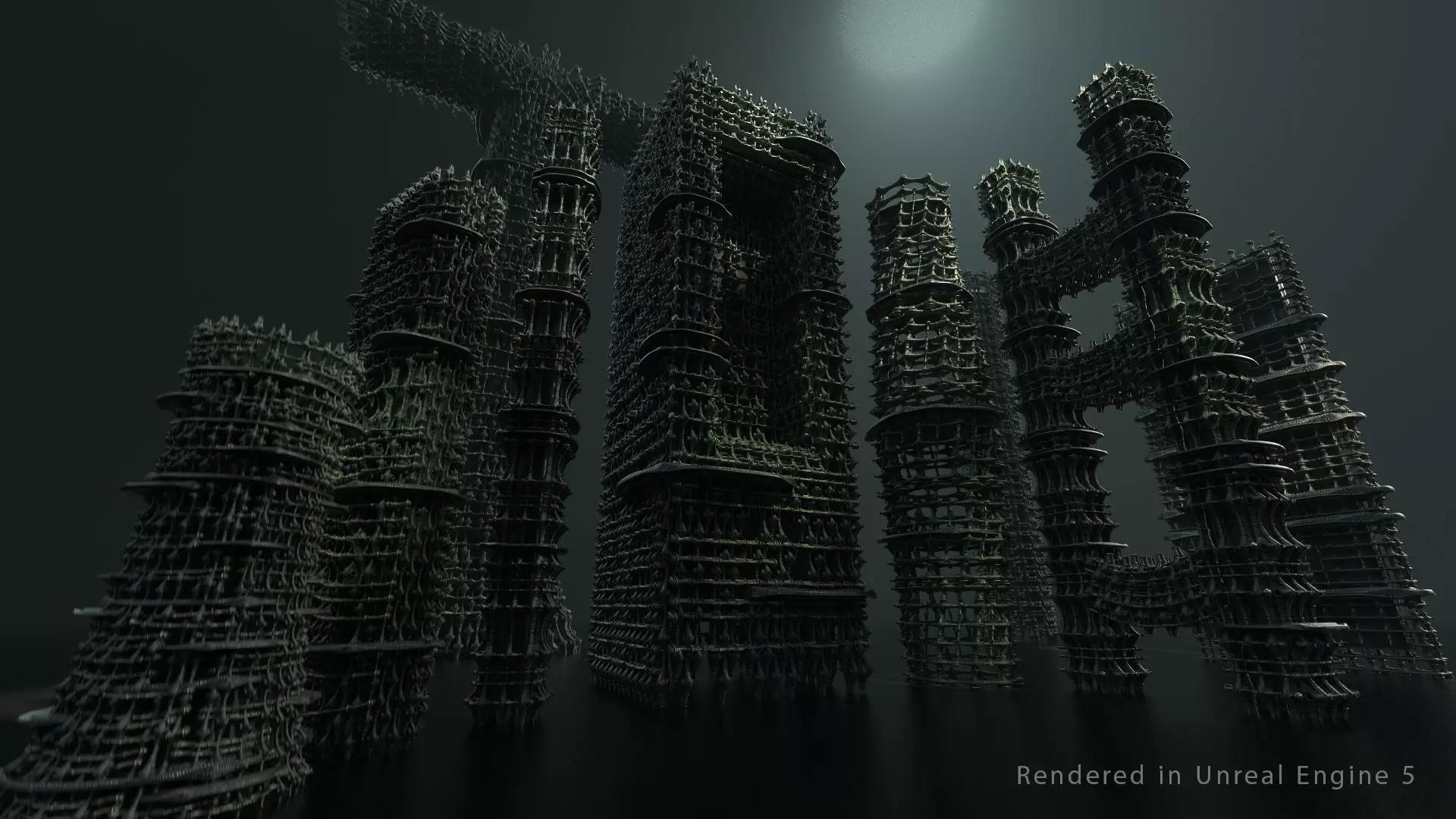 Vintage SciFi Pack VOL 13 Column 3D model_0