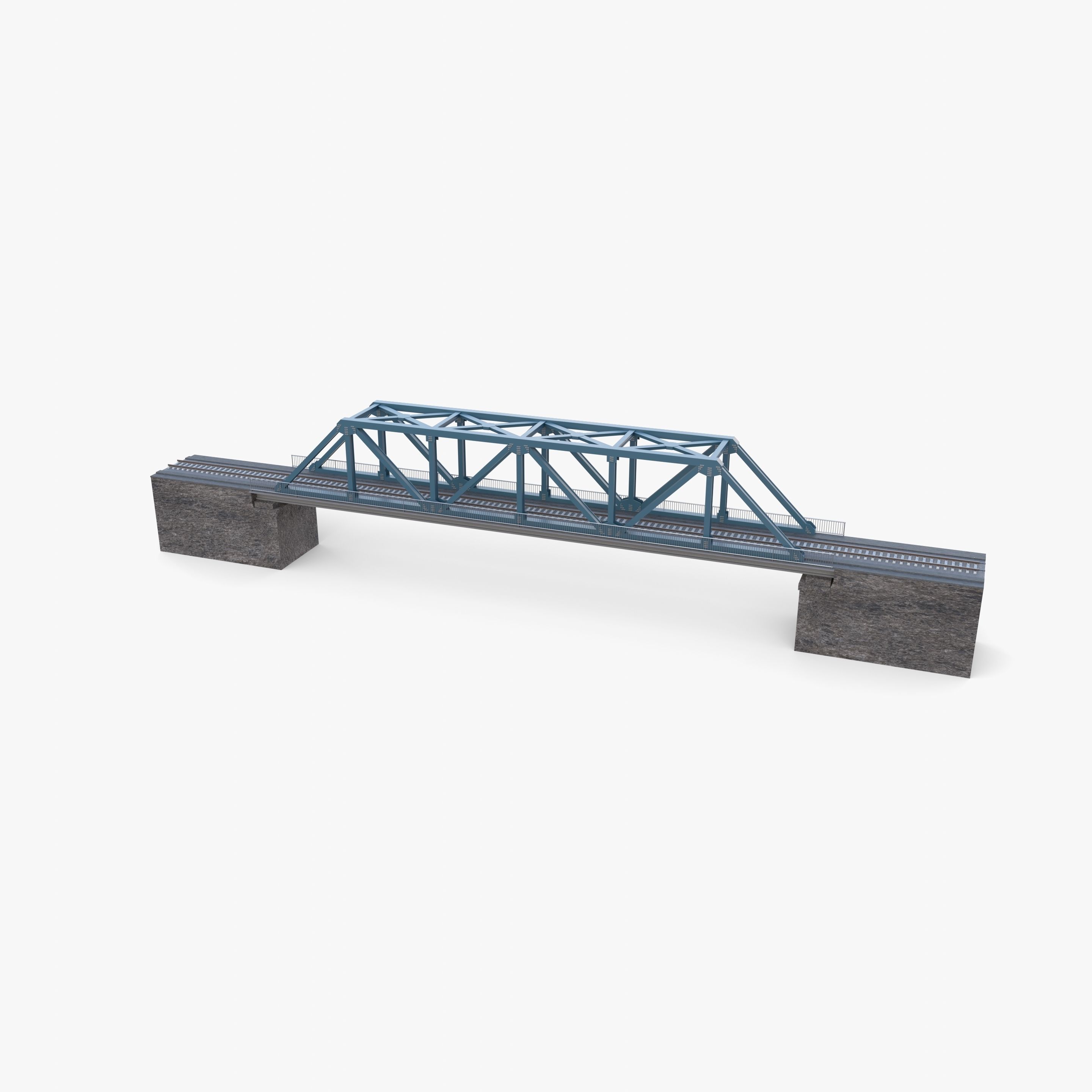 Bridge v1 Low-poly 3D model_5