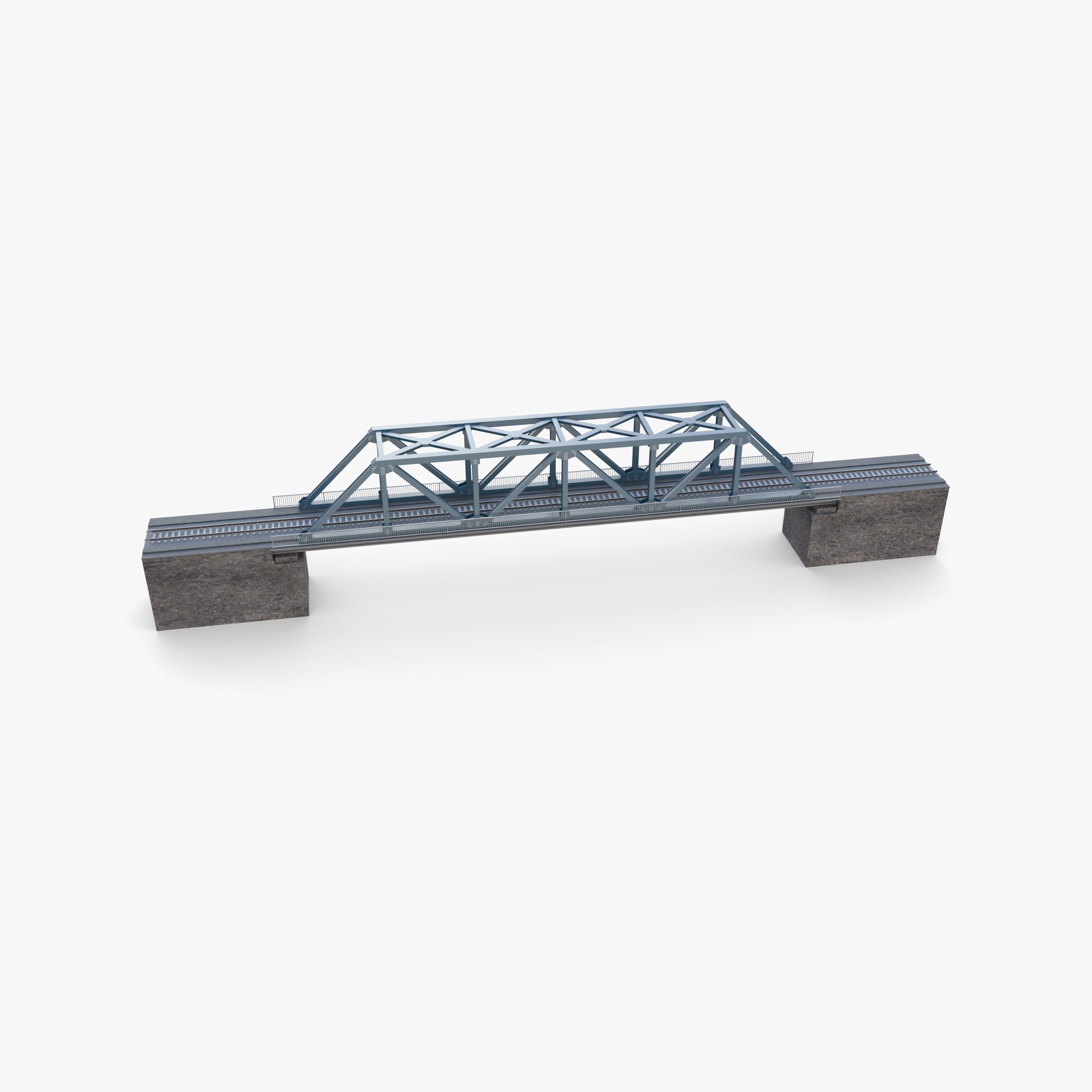 Bridge v1 Low-poly 3D model_12