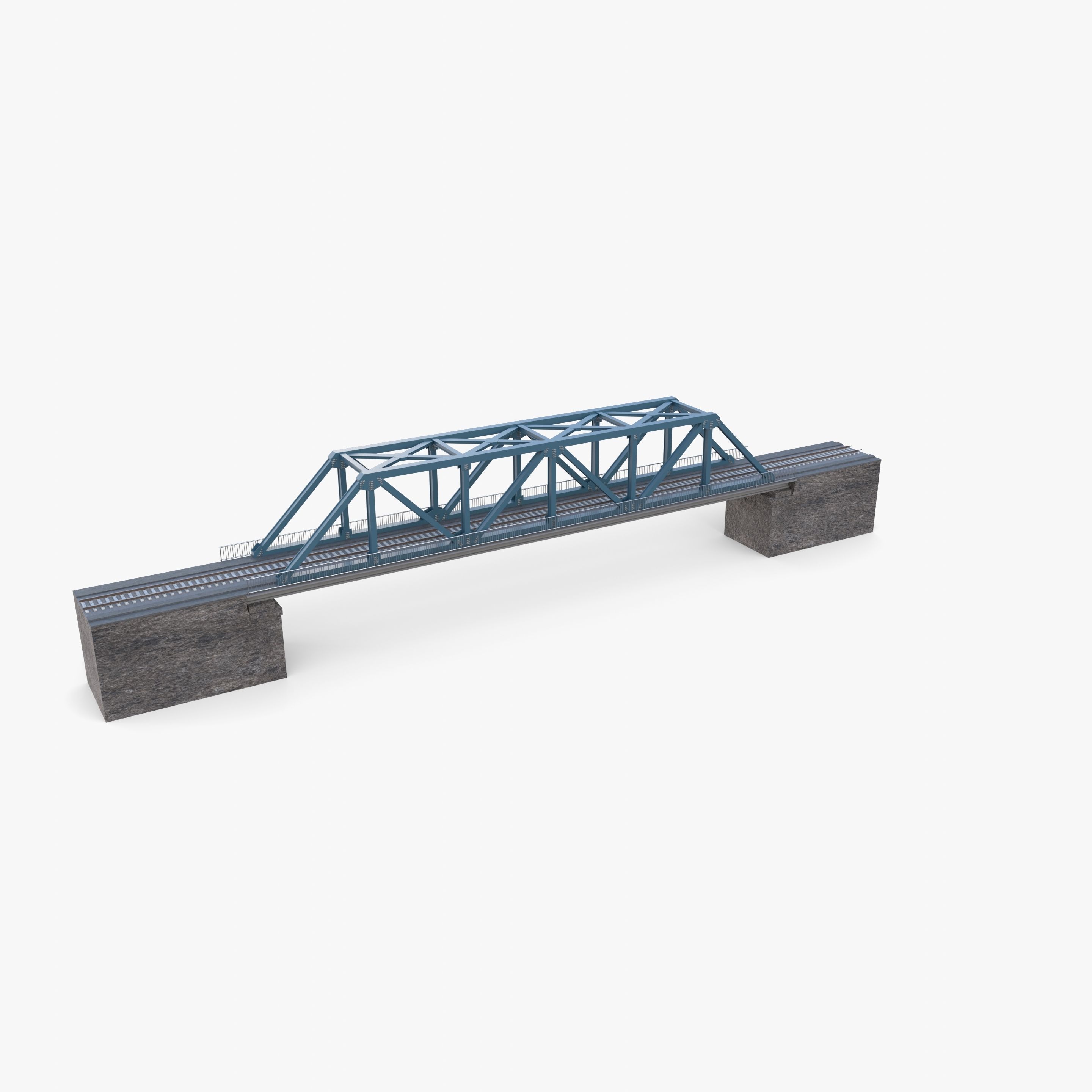Bridge v1 Low-poly 3D model_3