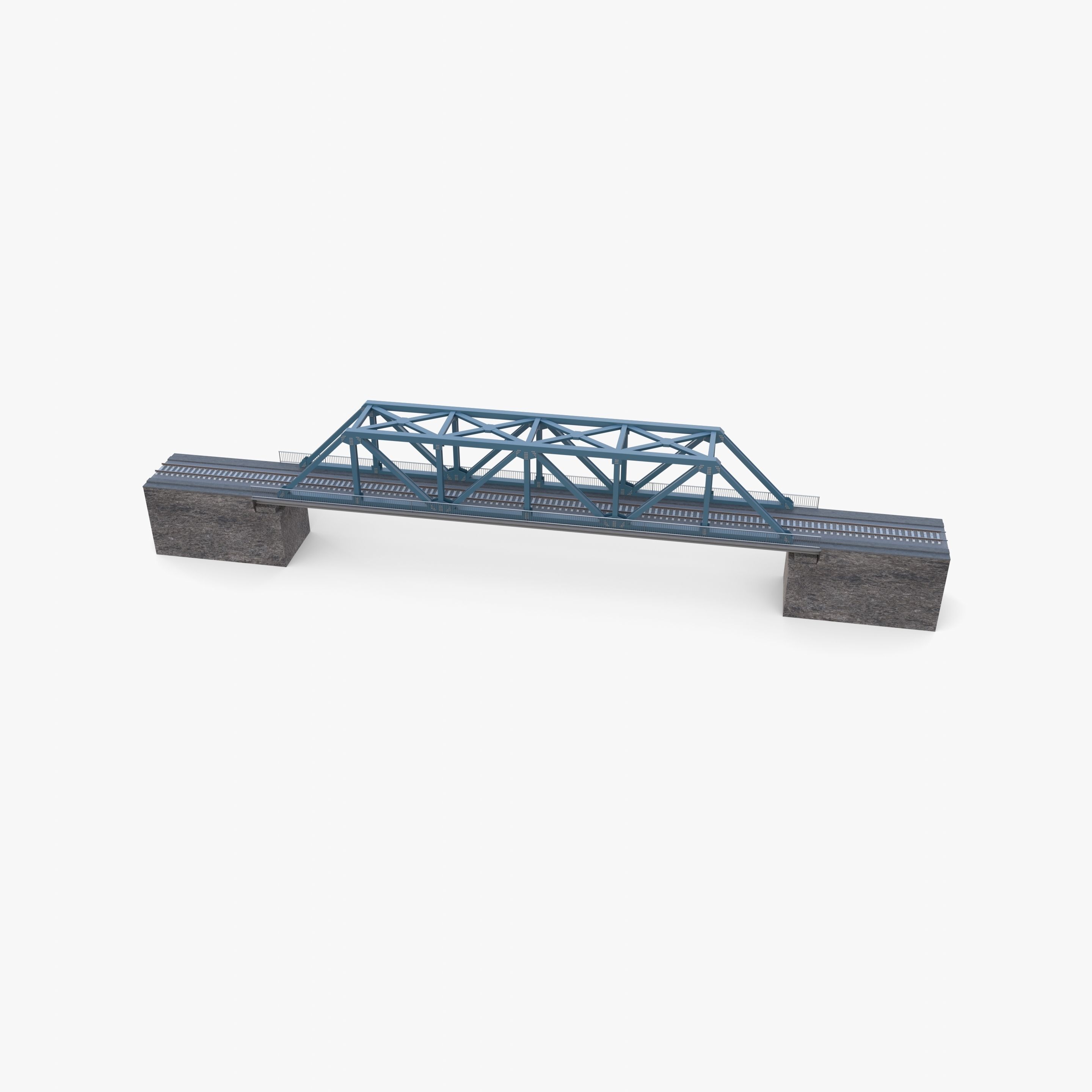 Bridge v1 Low-poly 3D model_10