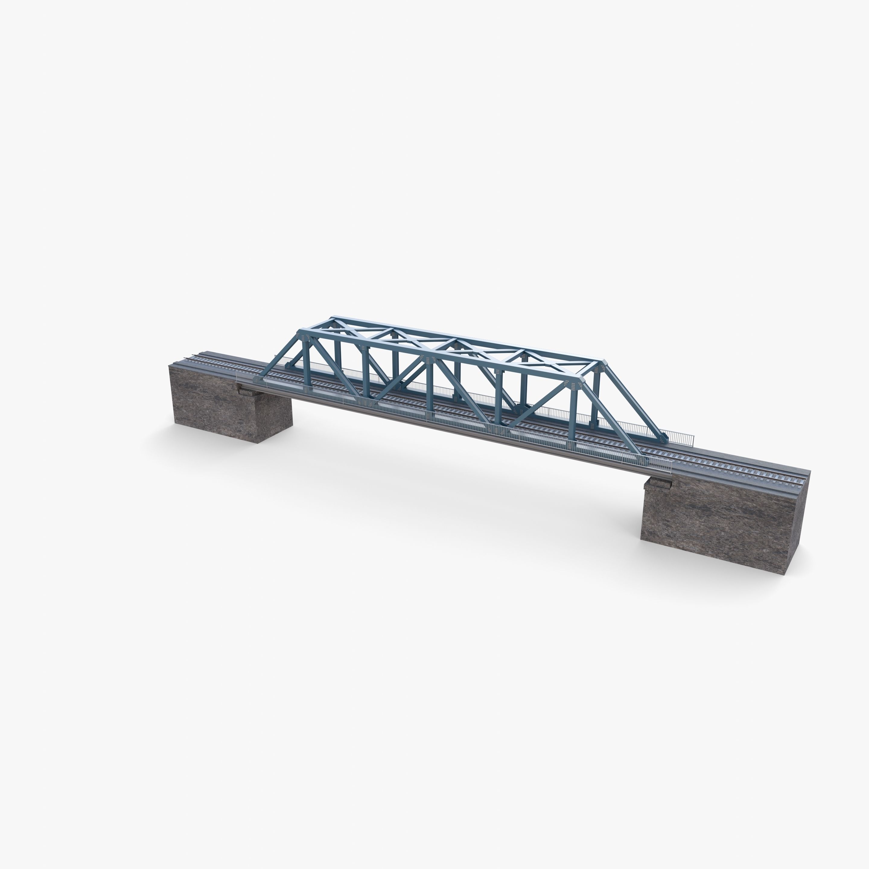 Bridge v1 Low-poly 3D model_1