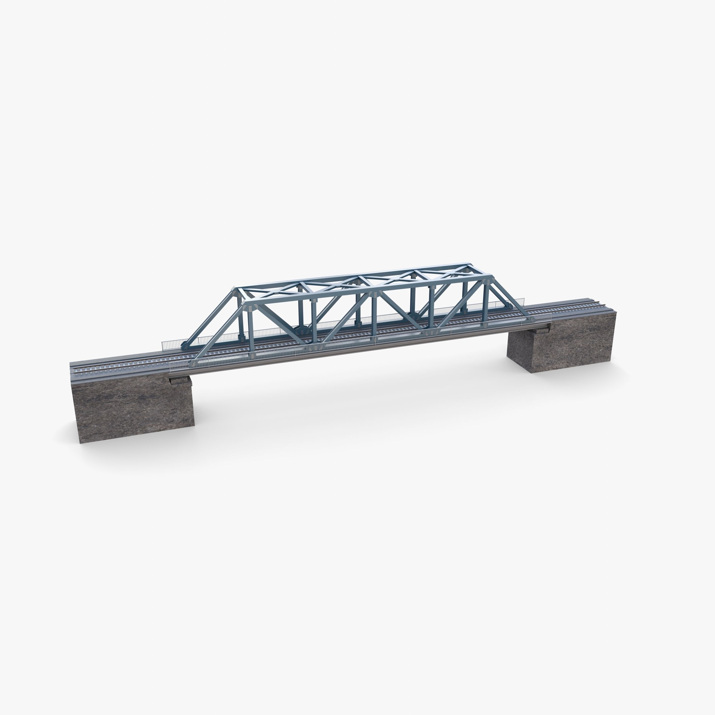 Bridge v1 Low-poly 3D model_7