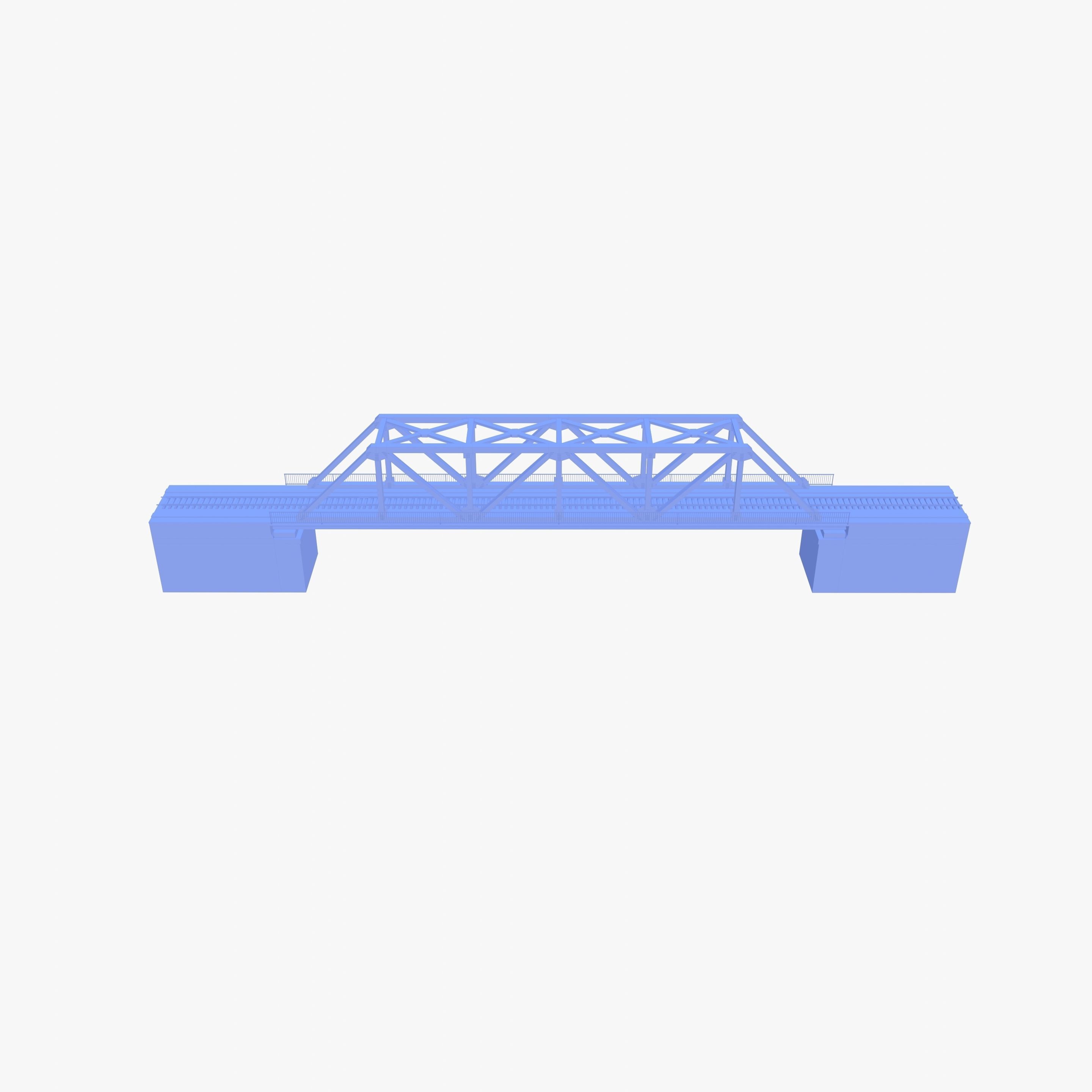 Bridge v1 Low-poly 3D model_26