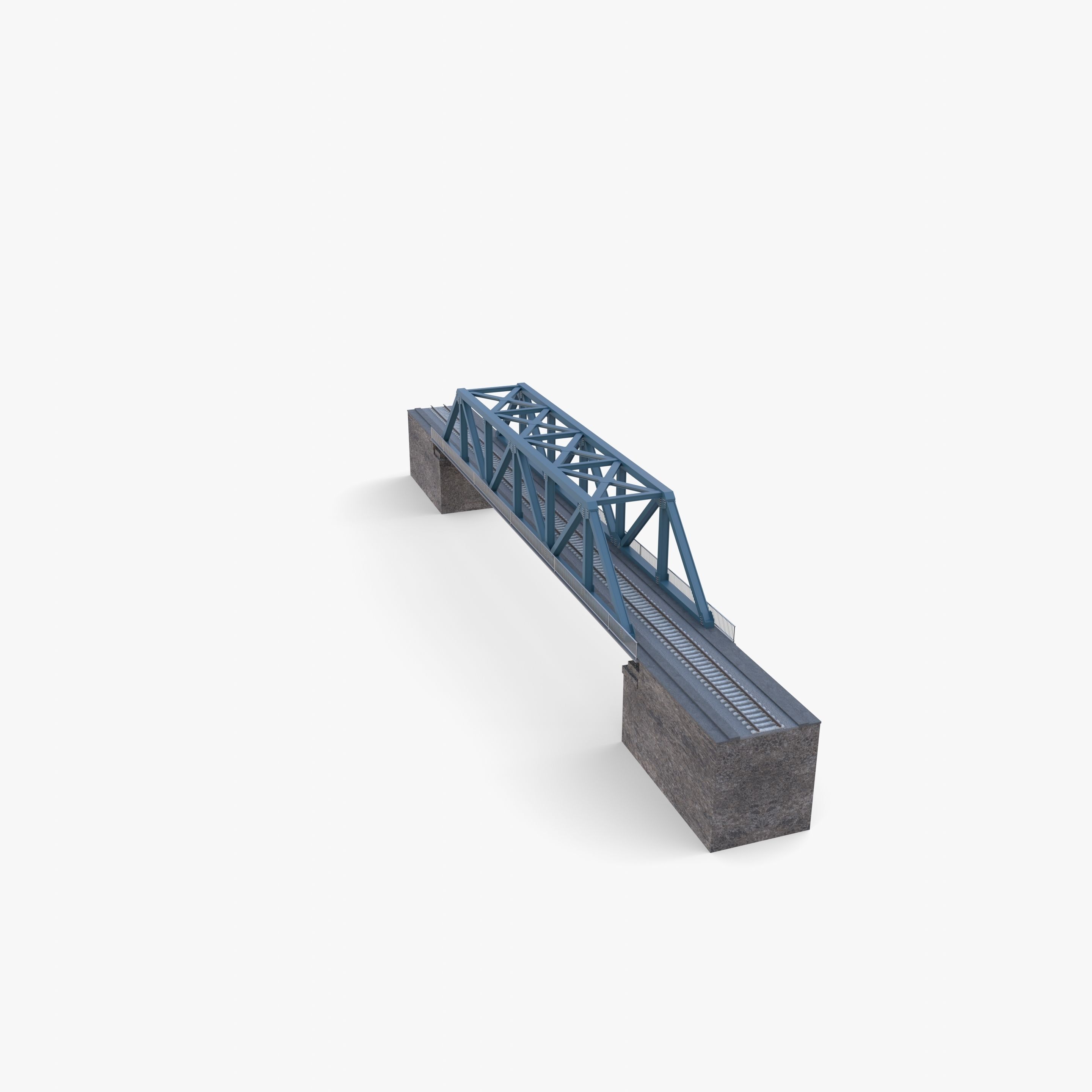 Bridge v1 Low-poly 3D model_2