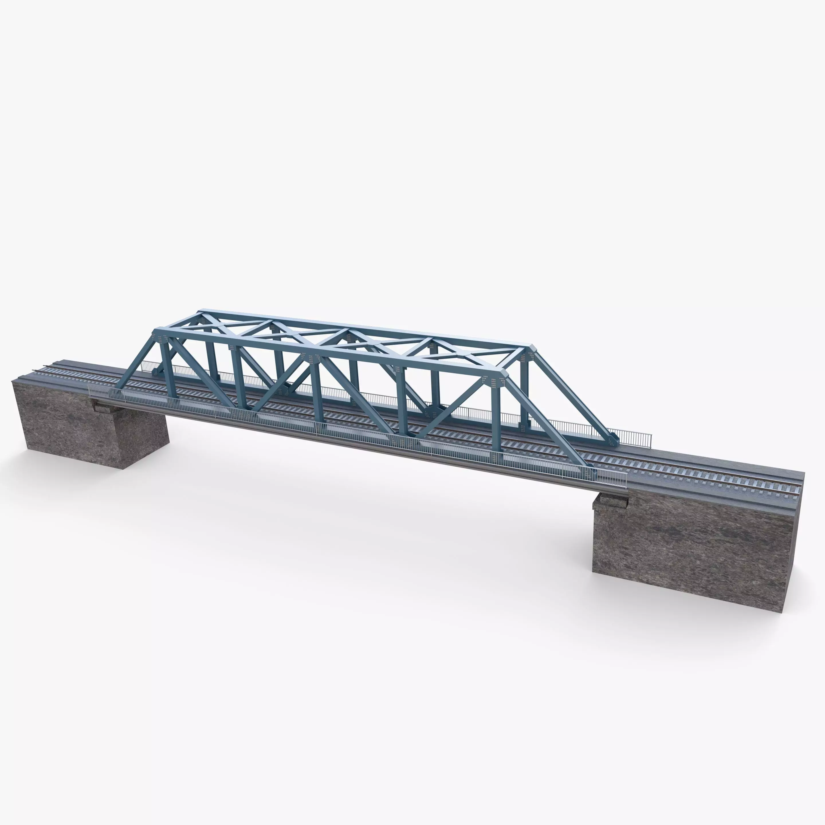 Bridge v1 Low-poly 3D model_0
