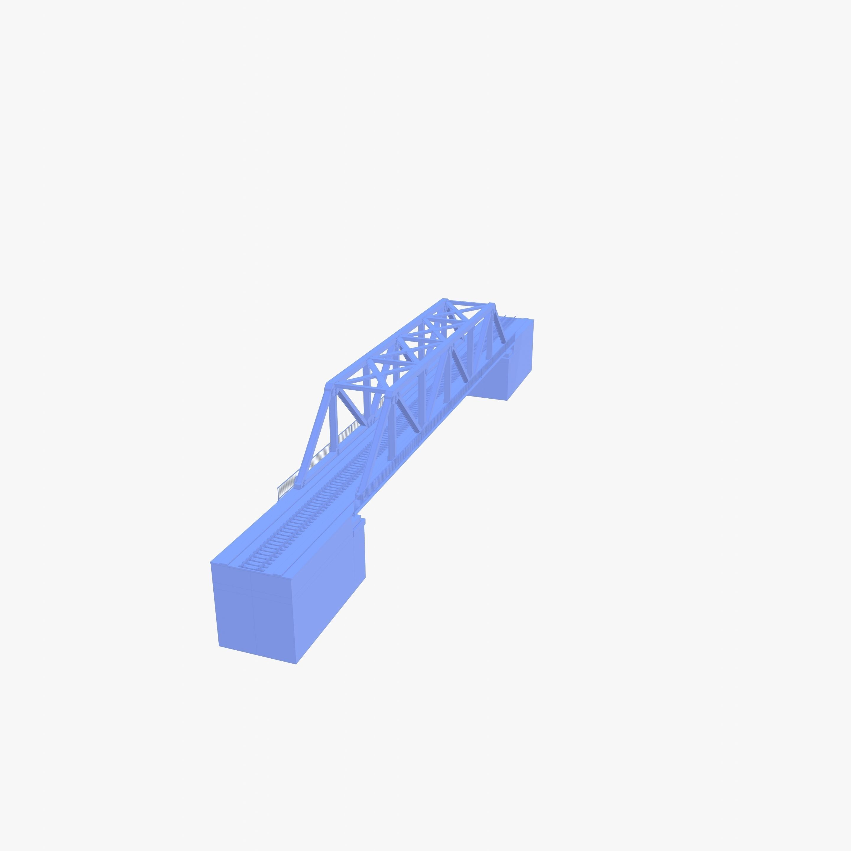 Bridge v1 Low-poly 3D model_16