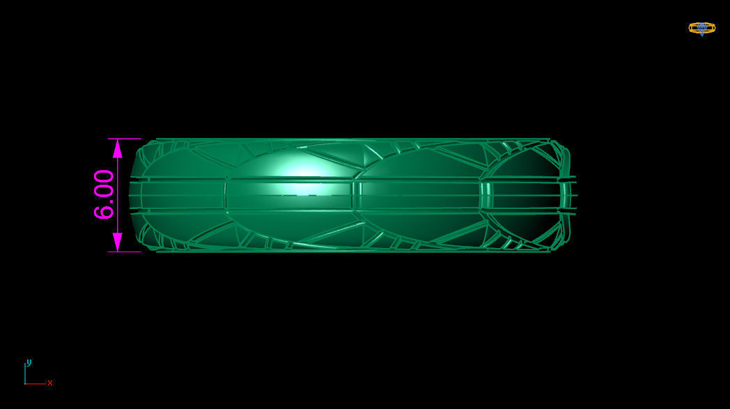 David Yurman ring 3D print model_2