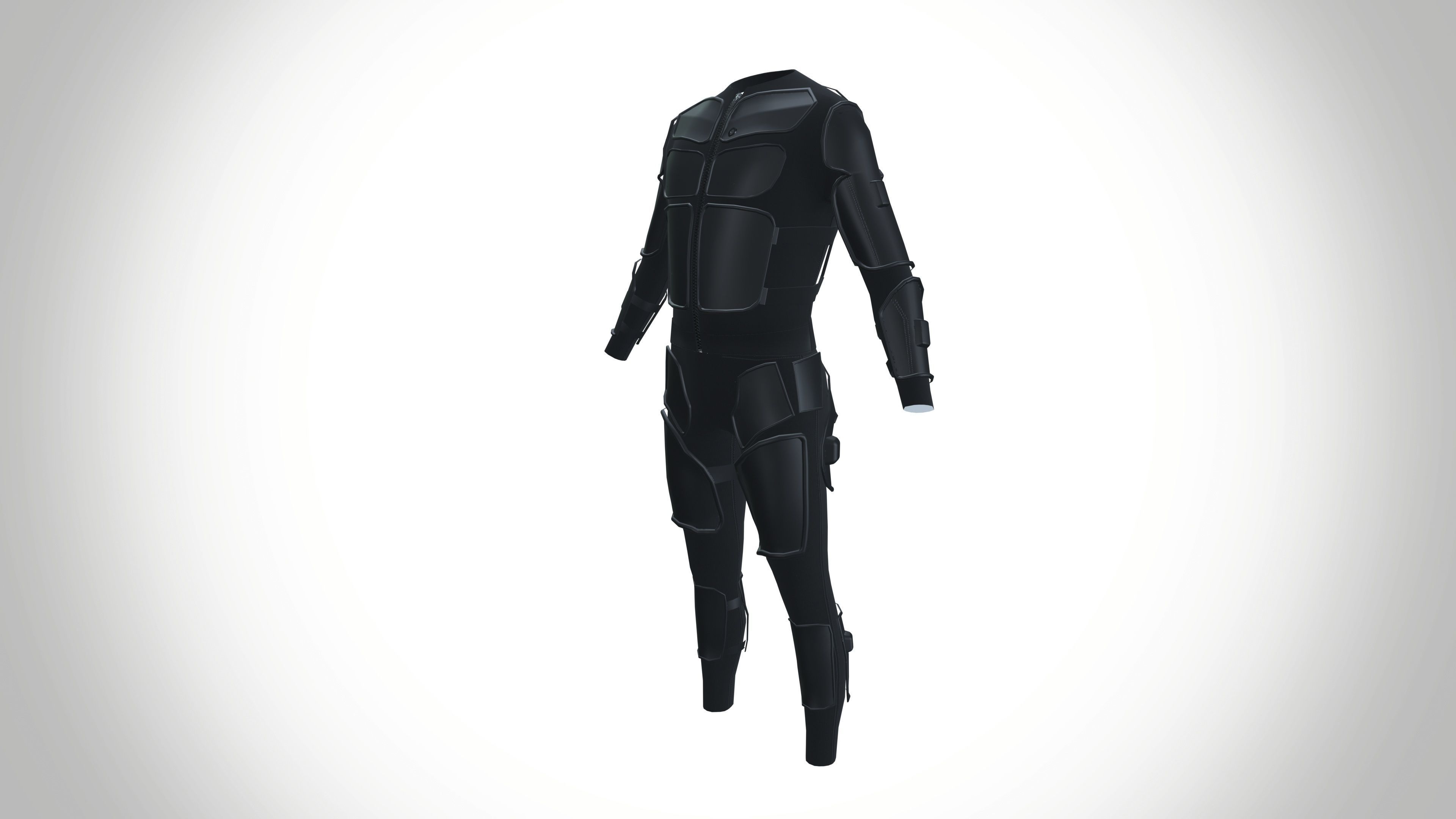 VR Haptic Body Suit 3D model_2