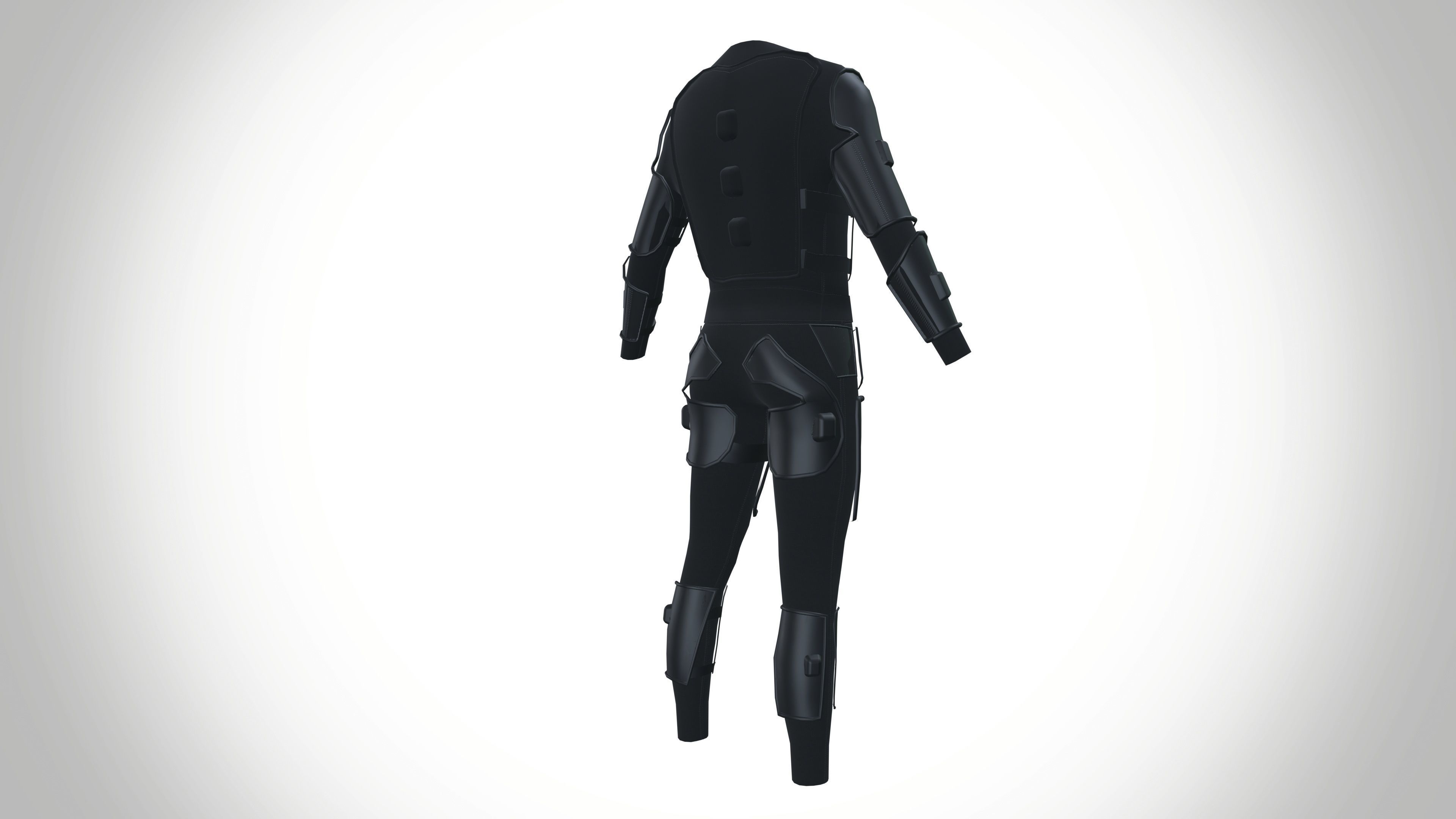 VR Haptic Body Suit 3D model_5