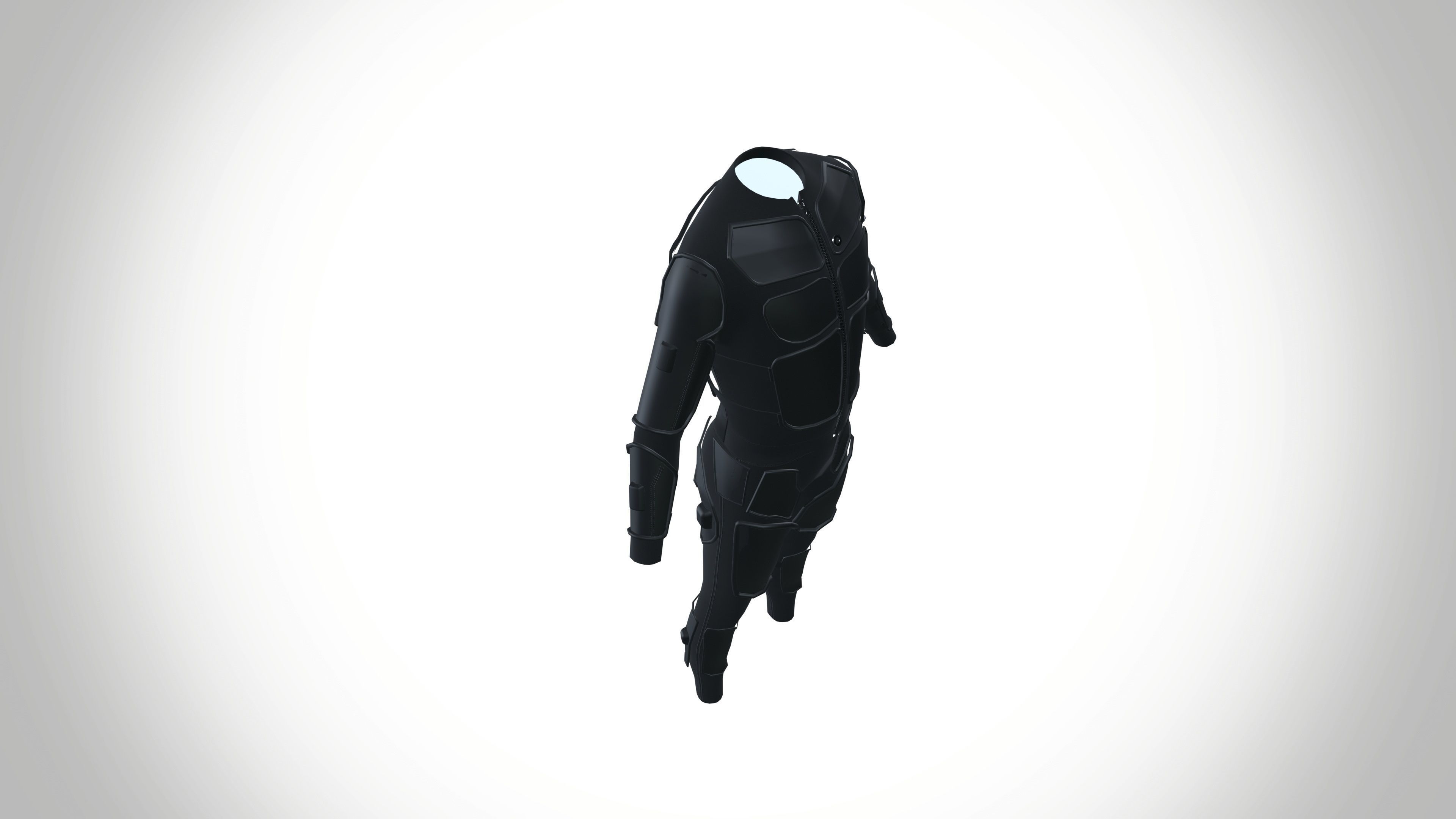 VR Haptic Body Suit 3D model_7