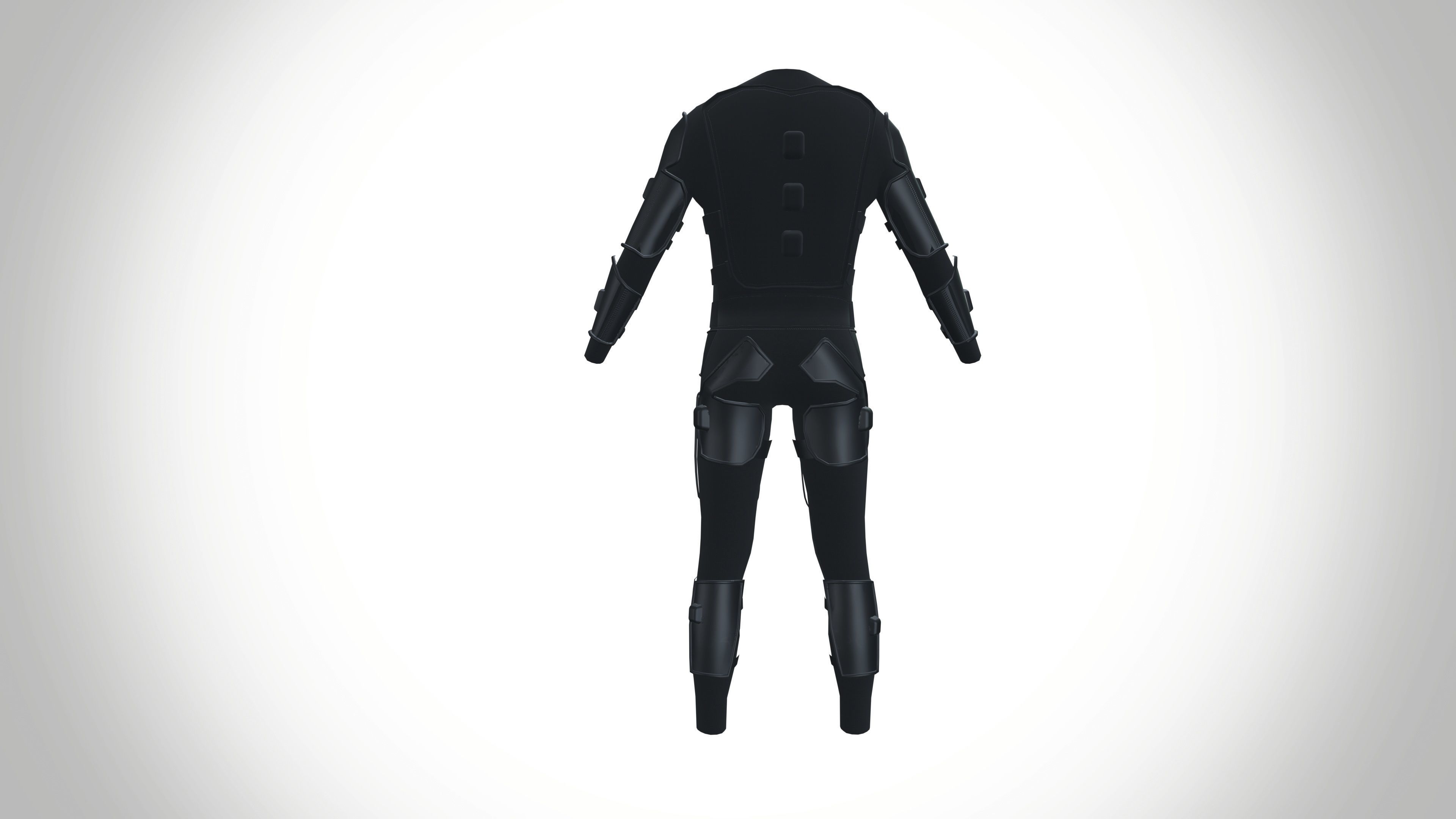 VR Haptic Body Suit 3D model_6