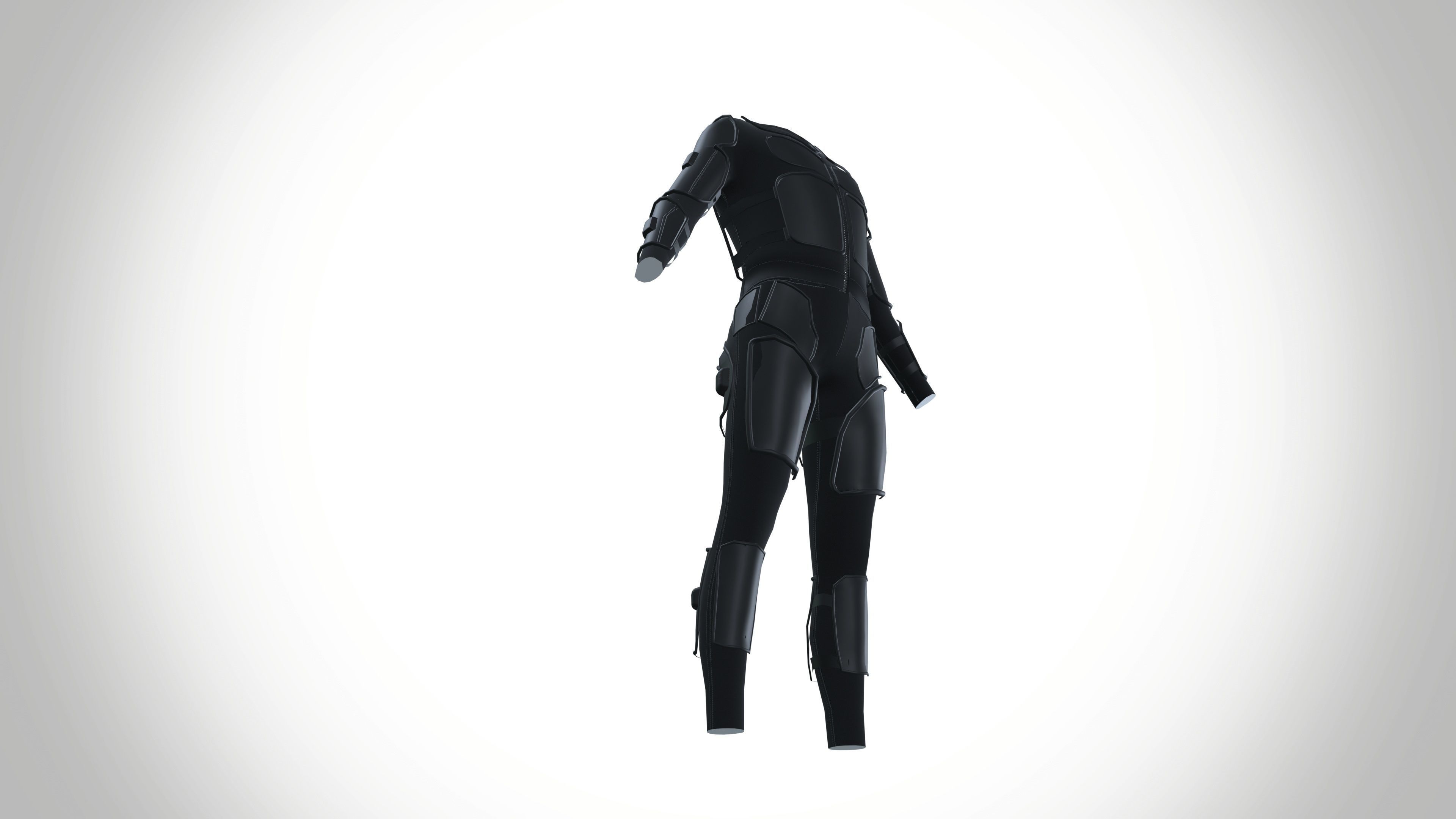 VR Haptic Body Suit 3D model_11