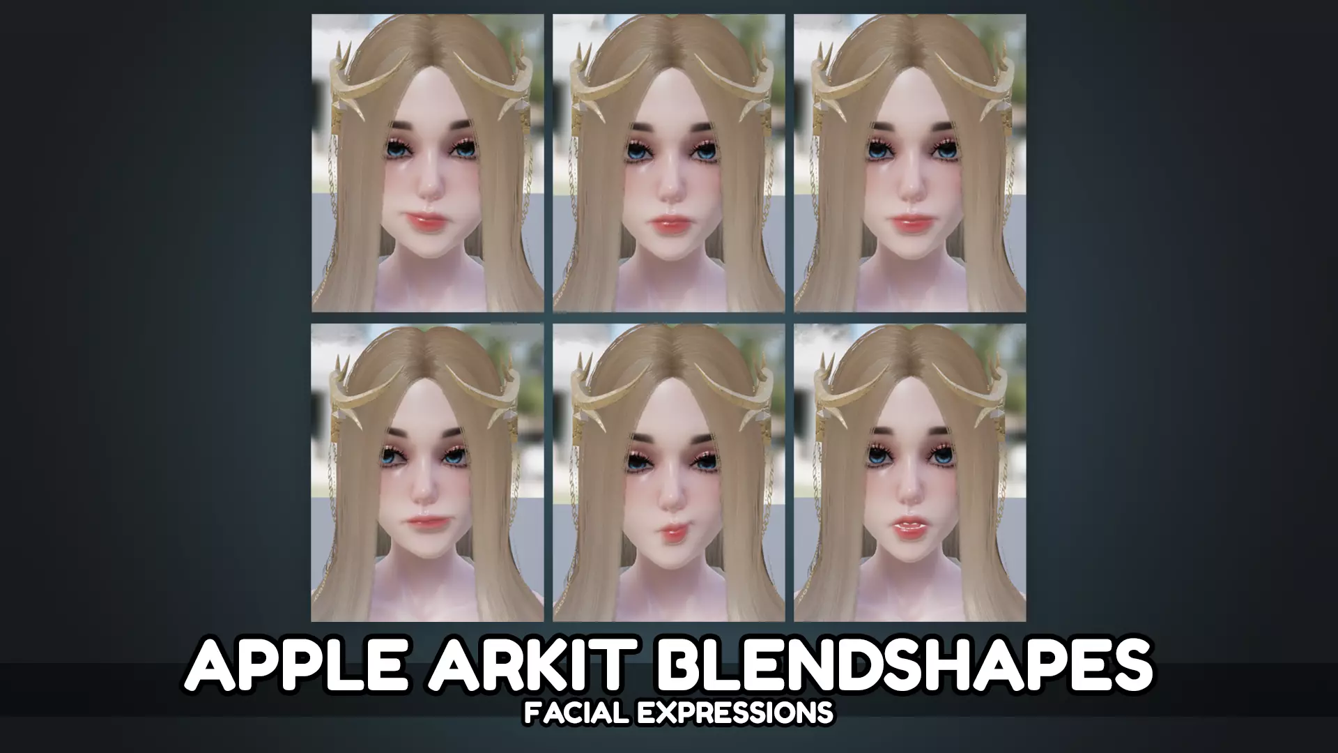 High Priestess Low-poly 3D model_8