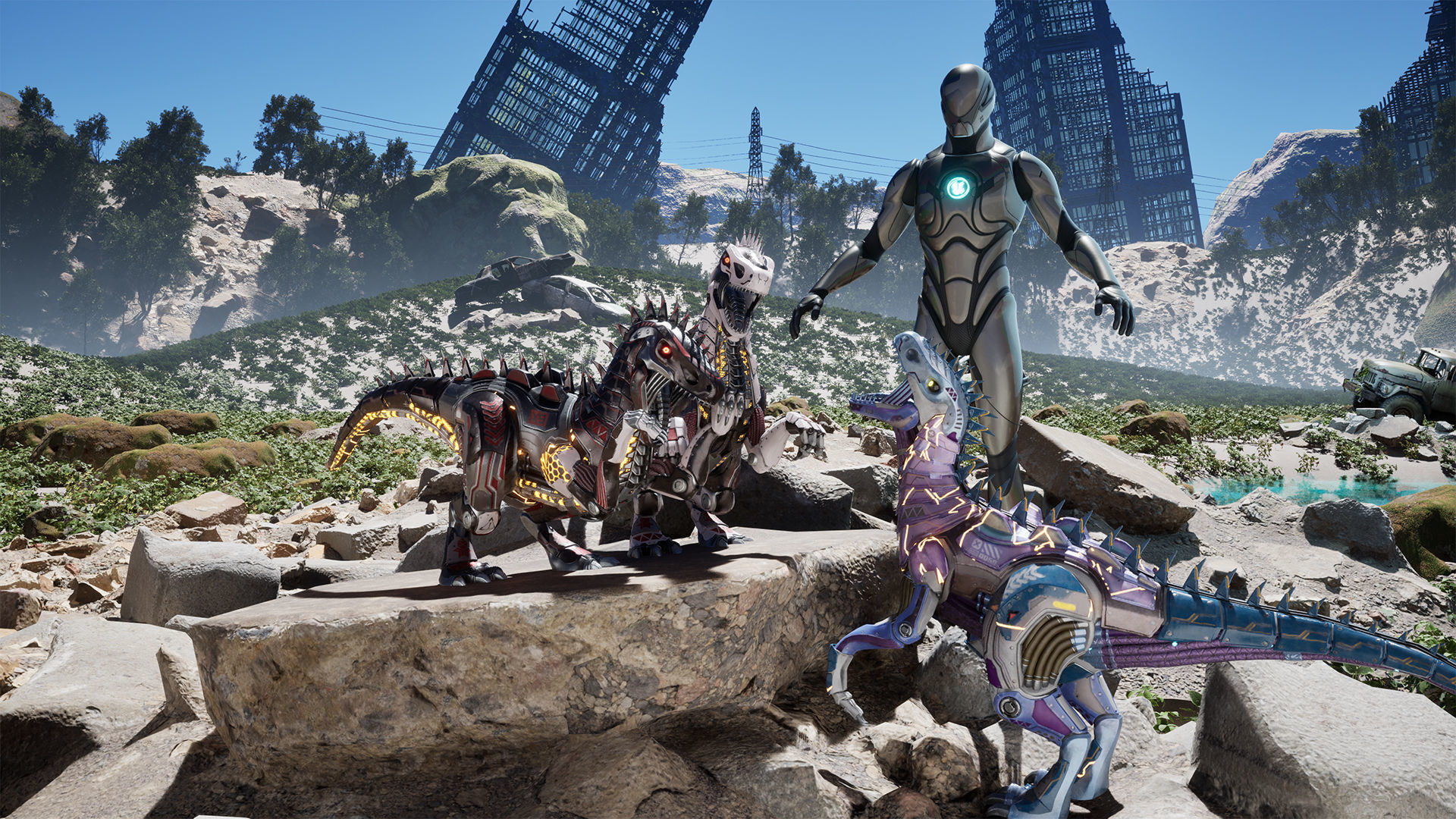 SciFi Dinosaur3 Low-poly 3D model_7