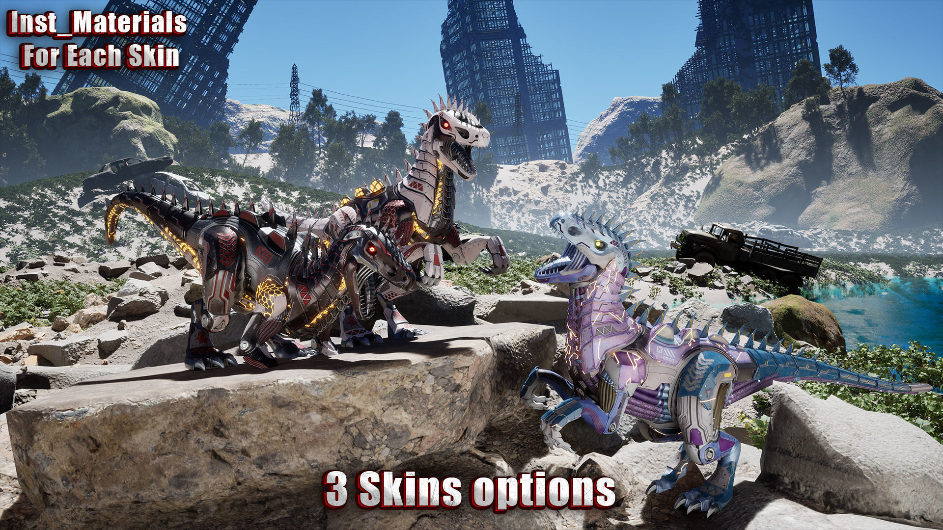 SciFi Dinosaur3 Low-poly 3D model_18