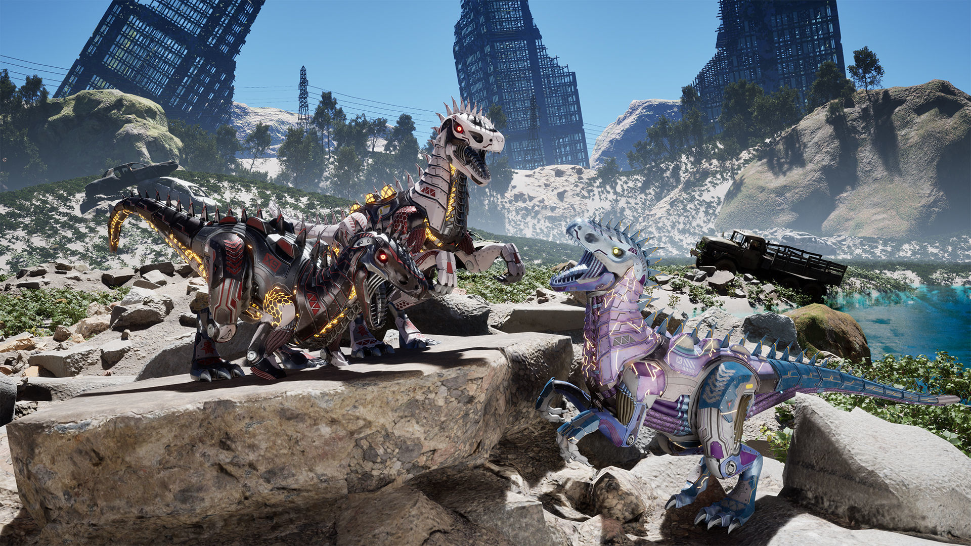 SciFi Dinosaur3 Low-poly 3D model_8