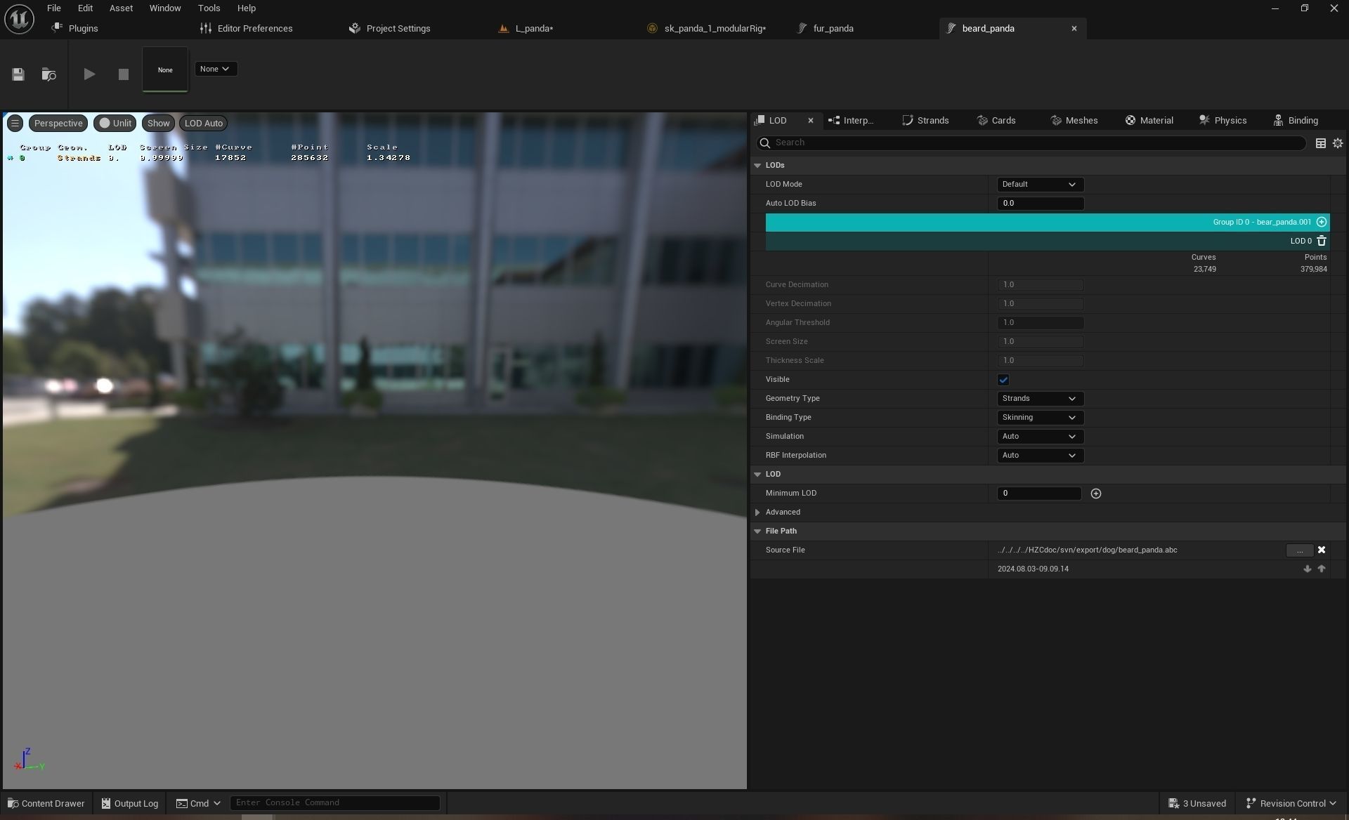 UE5 Giant Panda Rigged Fur Low-poly 3D model_23