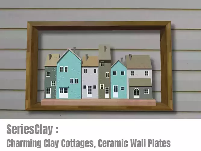 Charming Clay Cottages 3D model