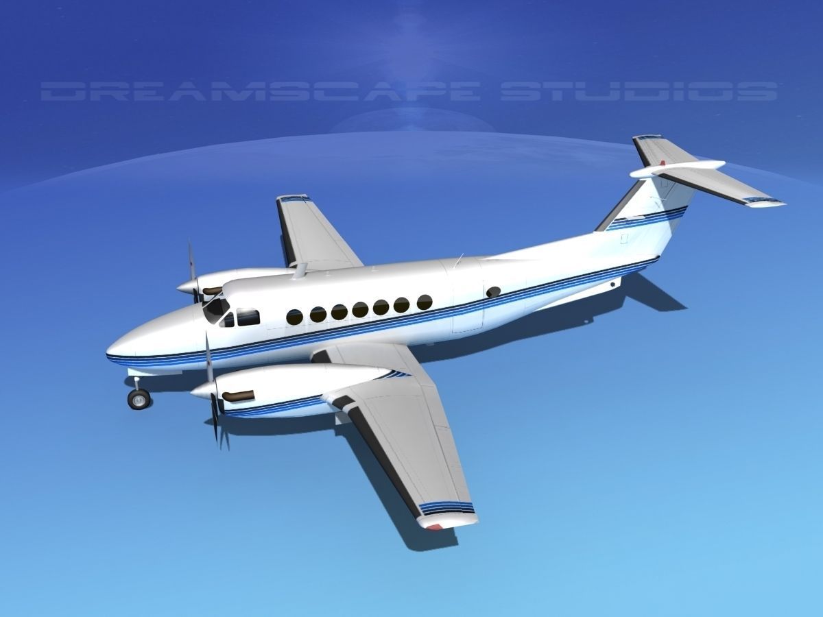 Beechcraft 350 Super King Air V02 3D model_8