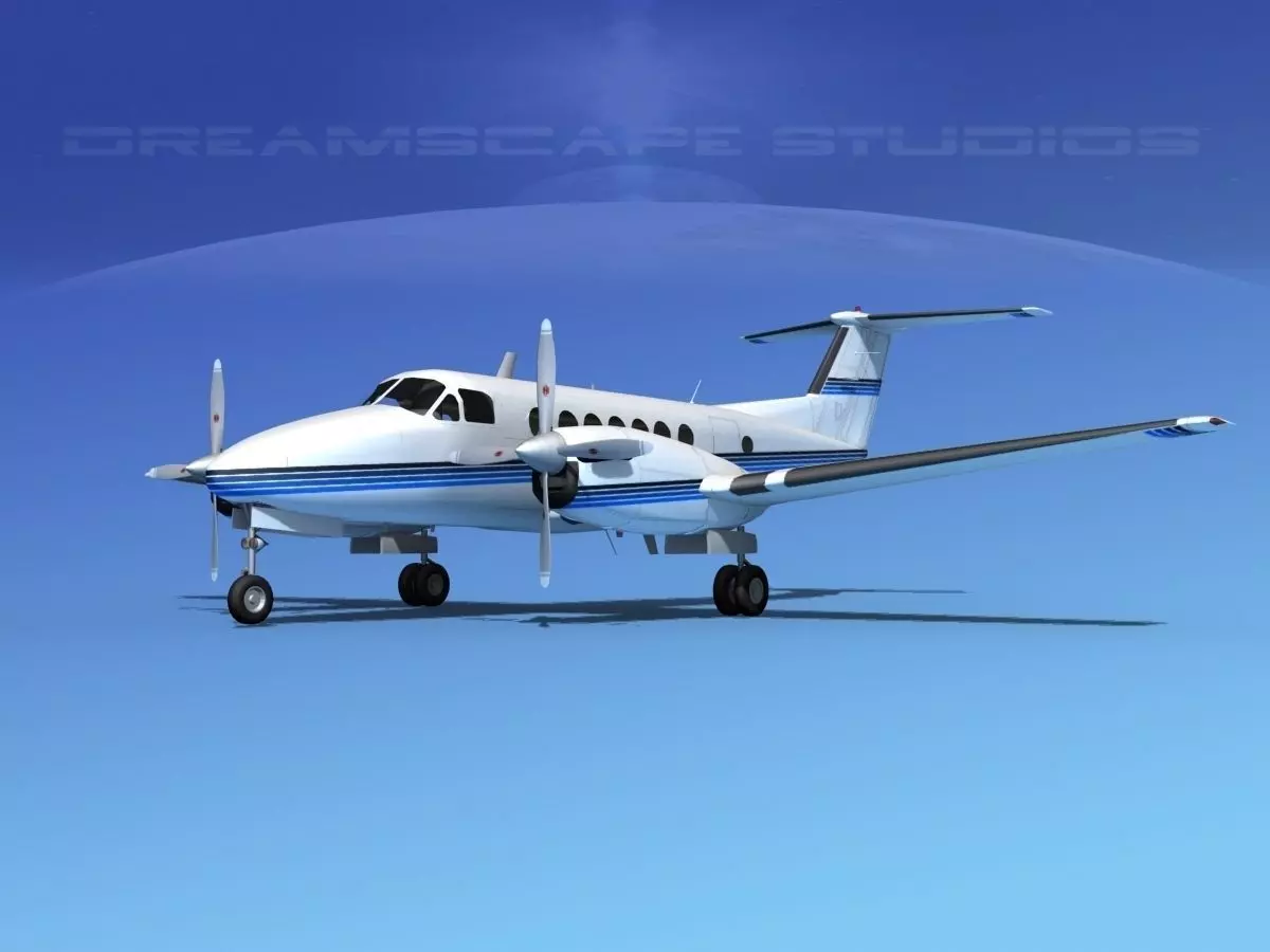 Beechcraft 350 Super King Air V02 3D model_0
