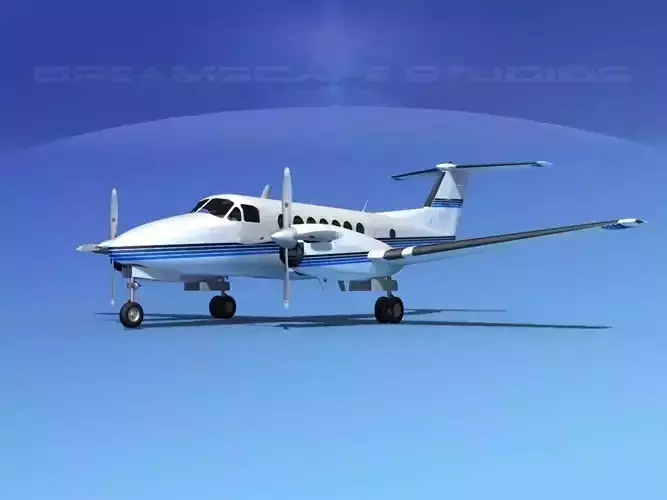 Beechcraft 350 Super King Air V02 3D model
