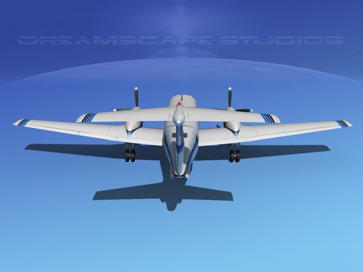 Beechcraft 350 Super King Air V02 3D model_7