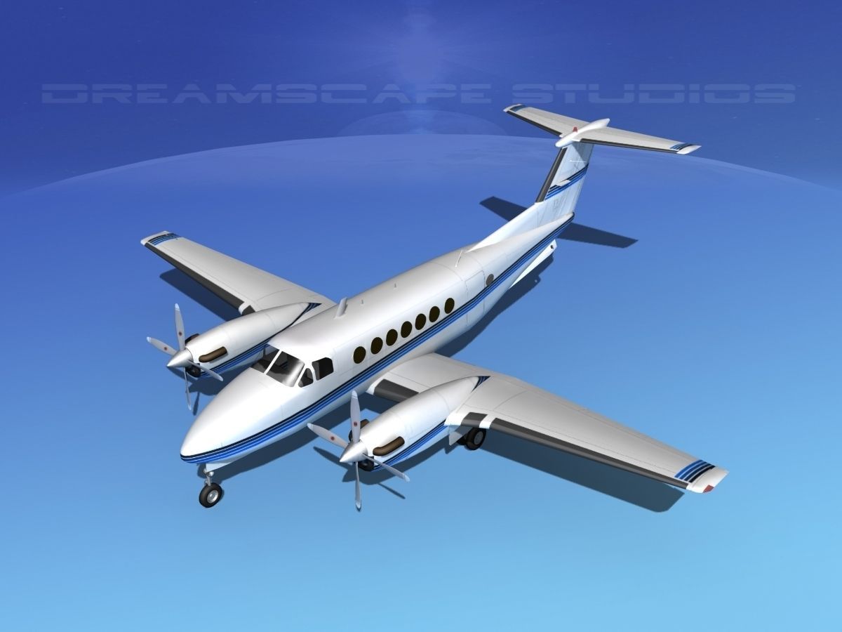 Beechcraft 350 Super King Air V02 3D model_10
