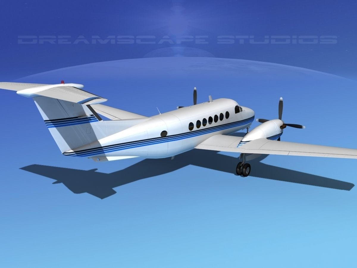 Beechcraft 350 Super King Air V02 3D model_5