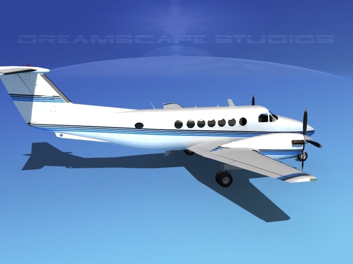 Beechcraft 350 Super King Air V02 3D model_3