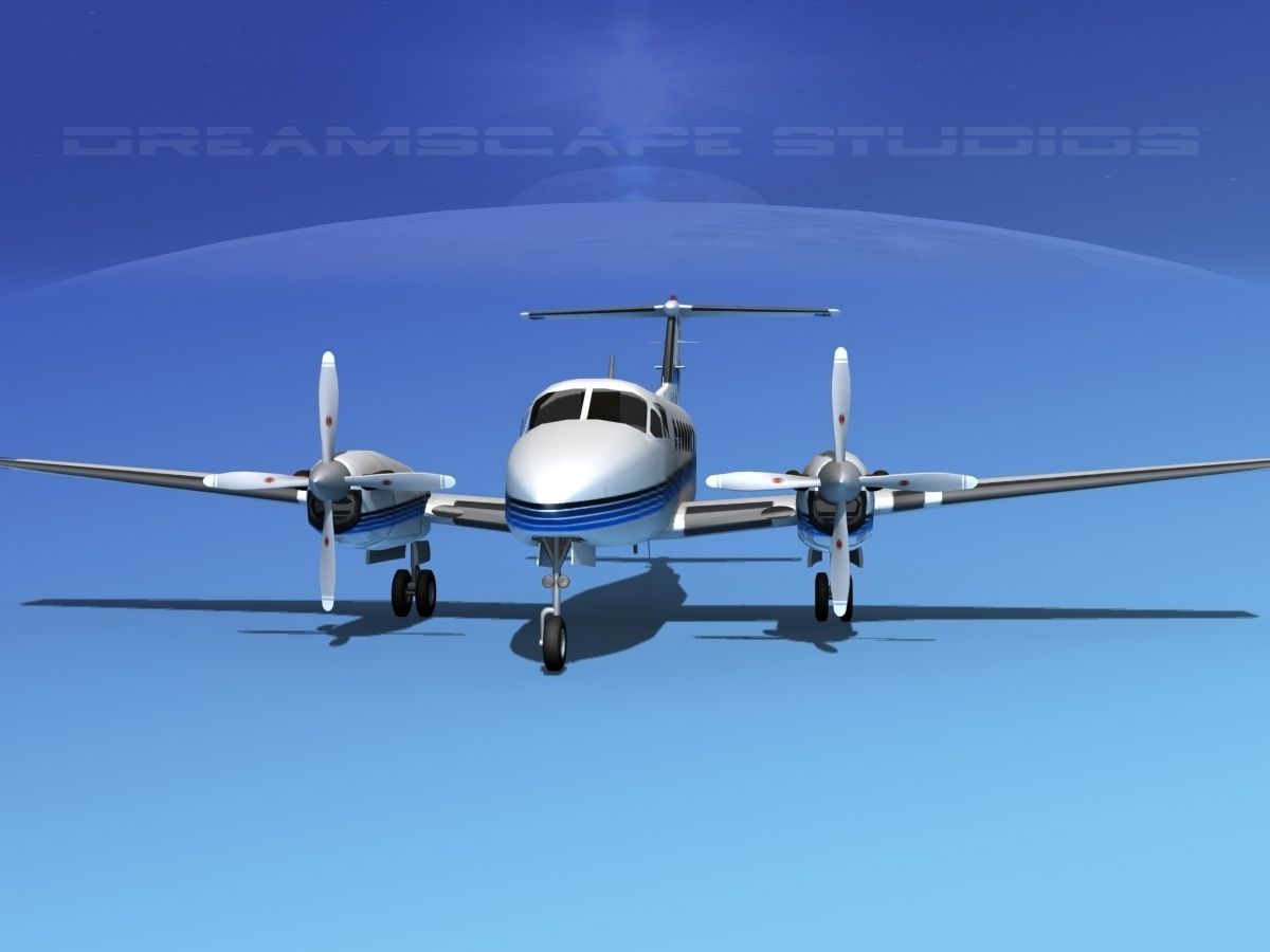Beechcraft 350 Super King Air V02 3D model_1