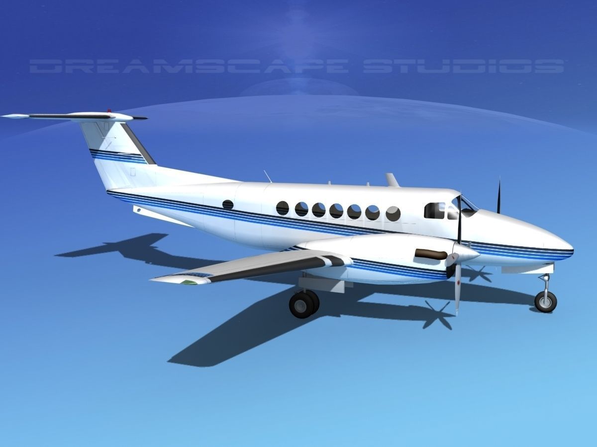 Beechcraft 350 Super King Air V02 3D model_2