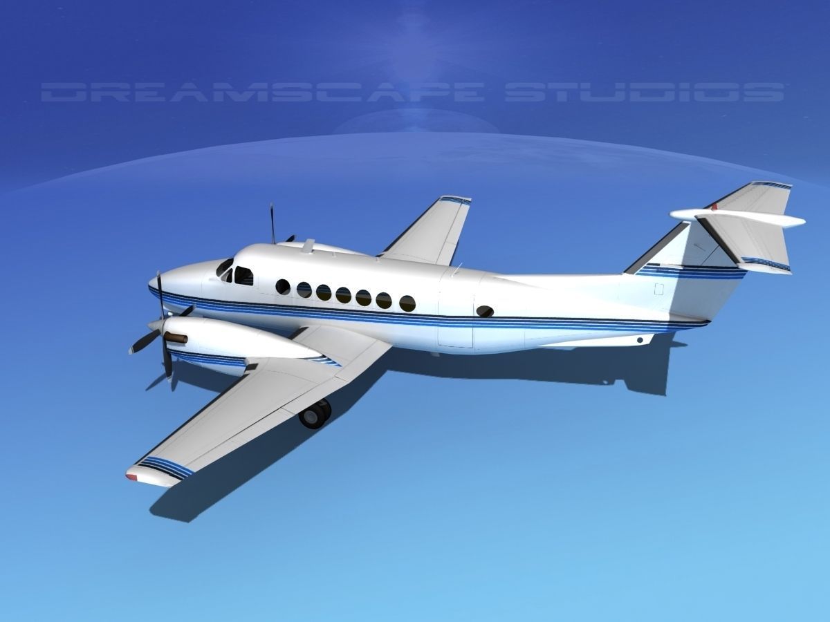 Beechcraft 350 Super King Air V02 3D model_12