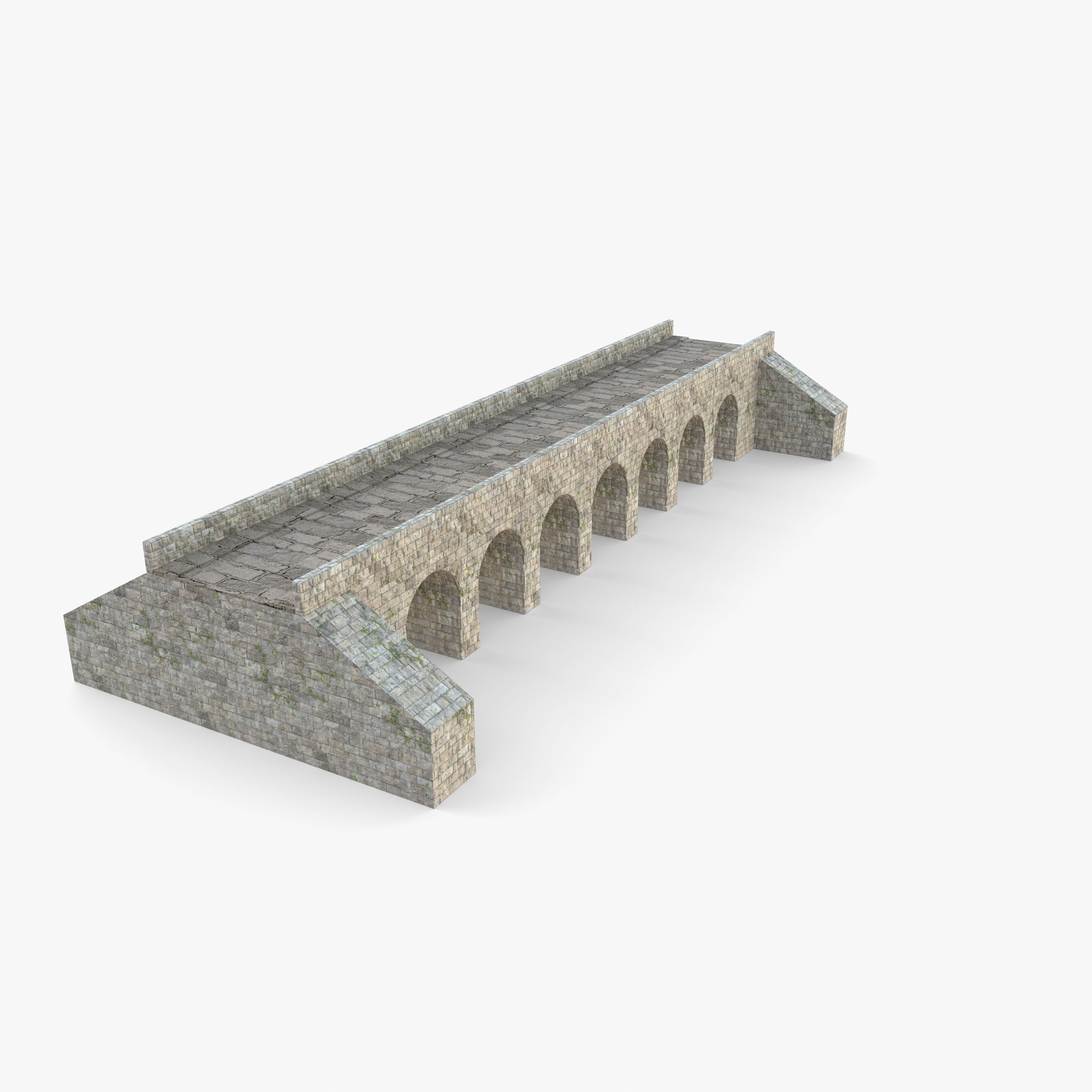 Bridge v2 Low-poly 3D model_8