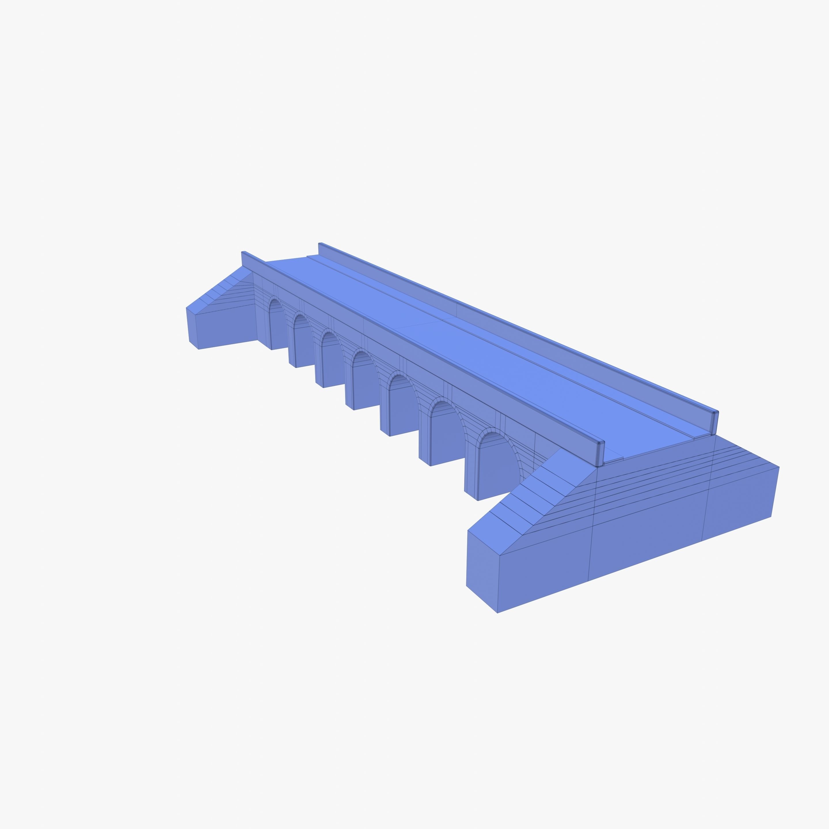 Bridge v2 Low-poly 3D model_16