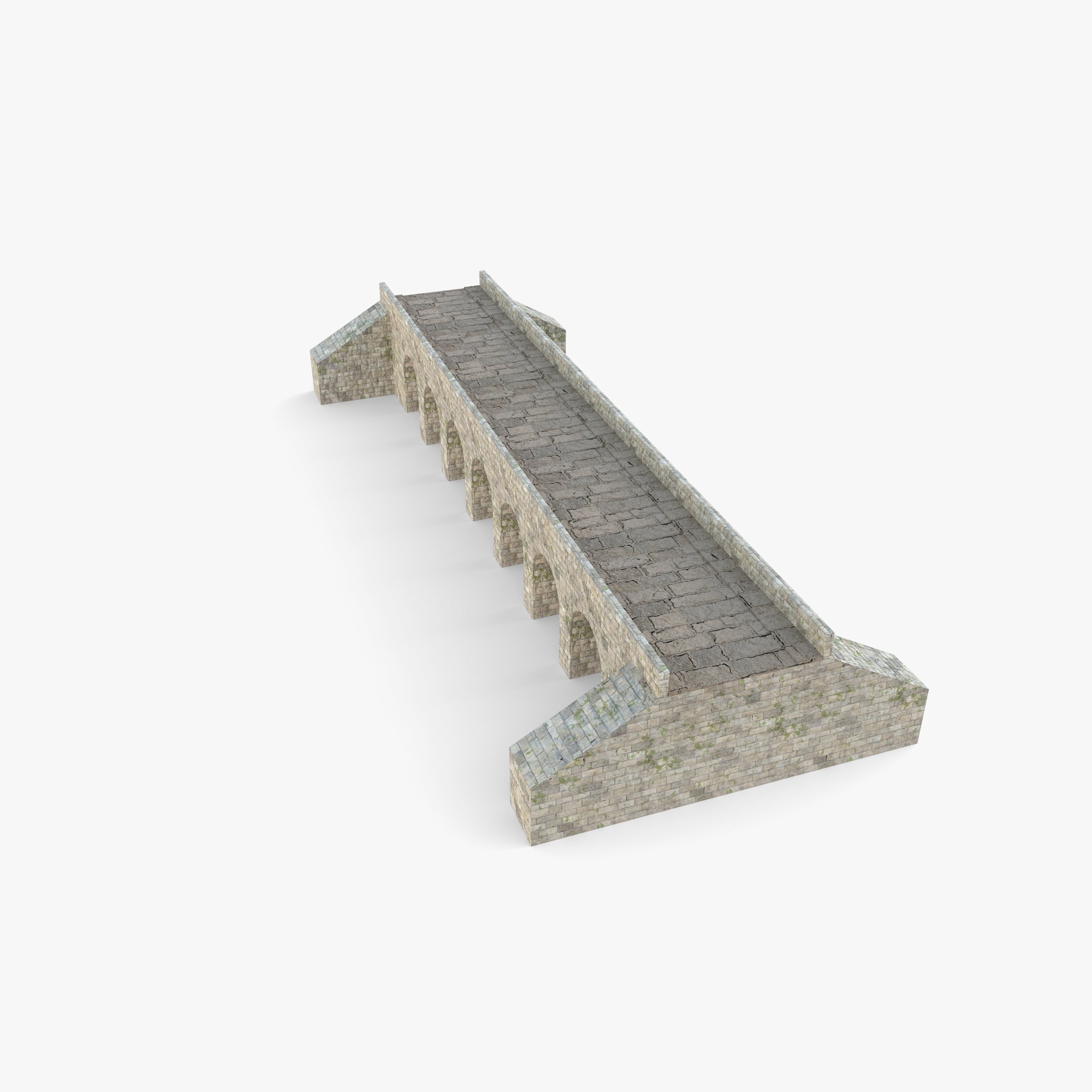 Bridge v2 Low-poly 3D model_10