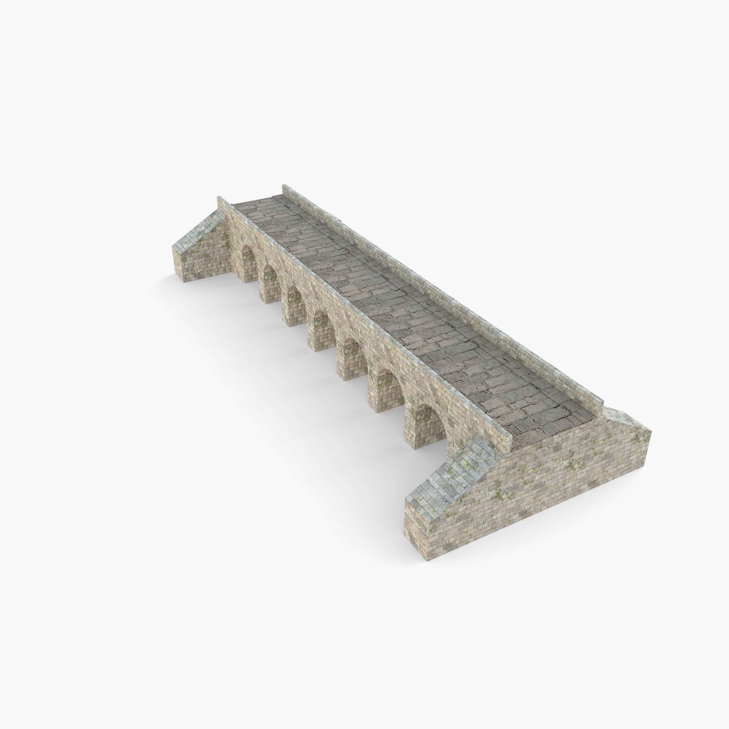 Bridge v2 Low-poly 3D model_9