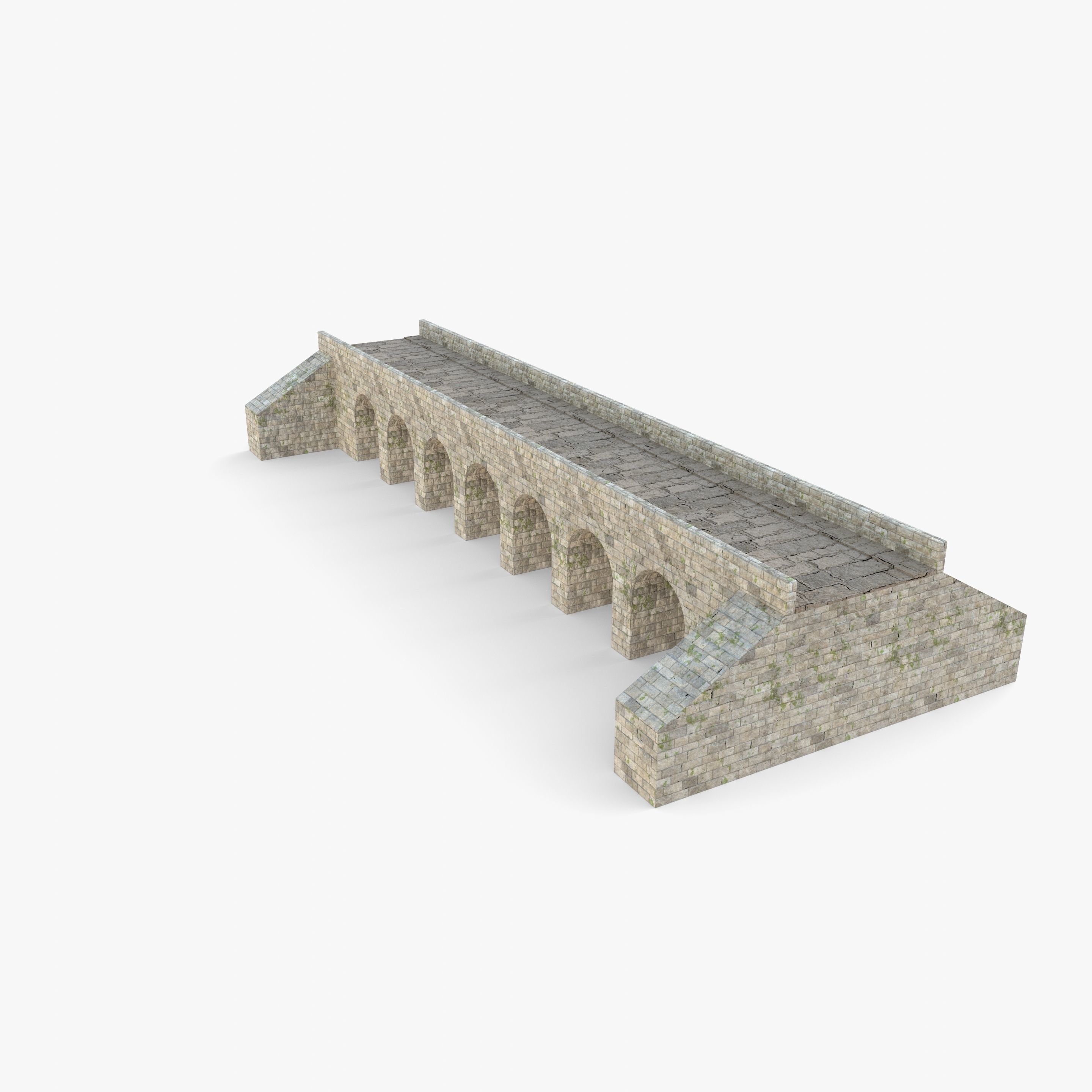 Bridge v2 Low-poly 3D model_2