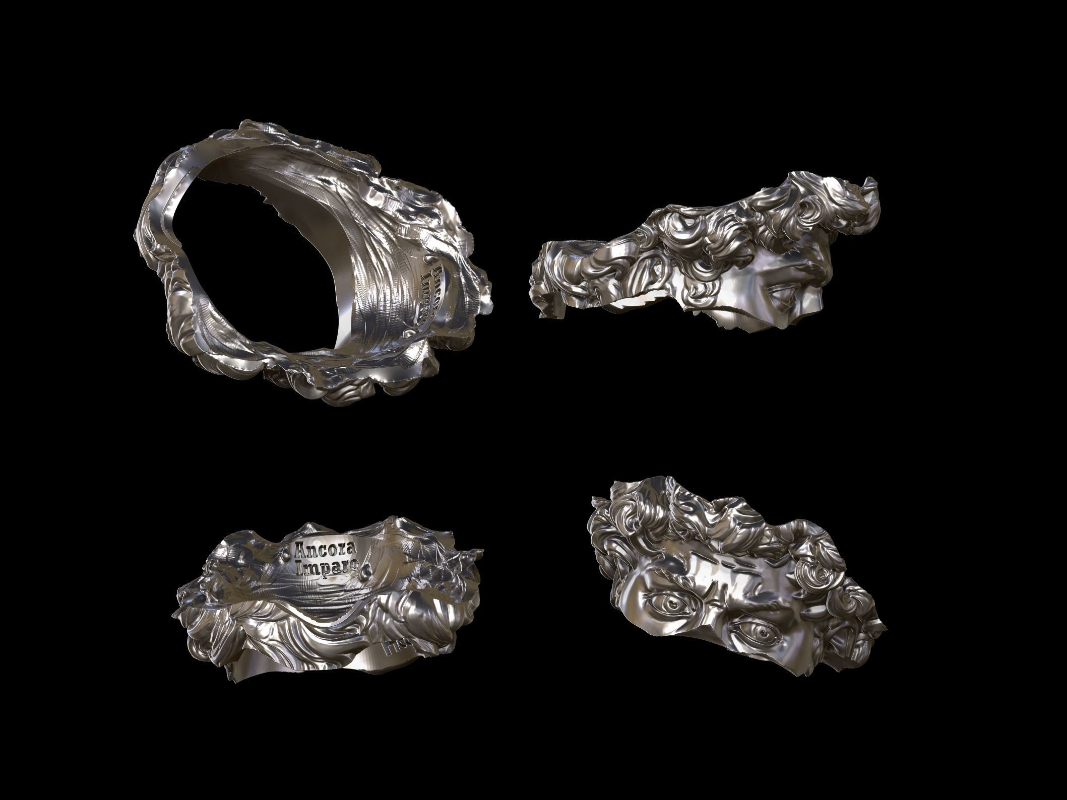 David Ring 3D print model_1