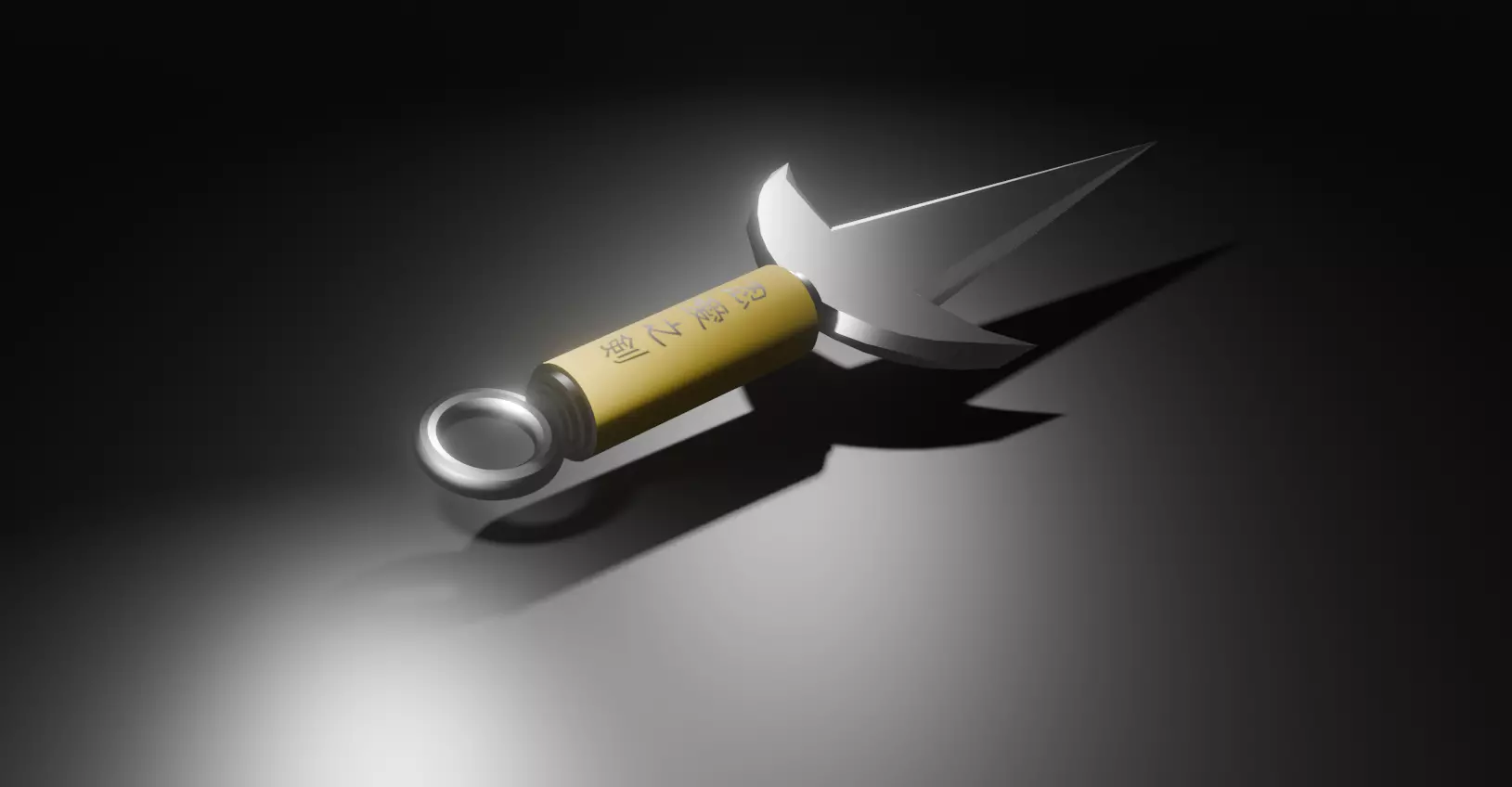 Flying Raijin Kunai - Minato 3D model