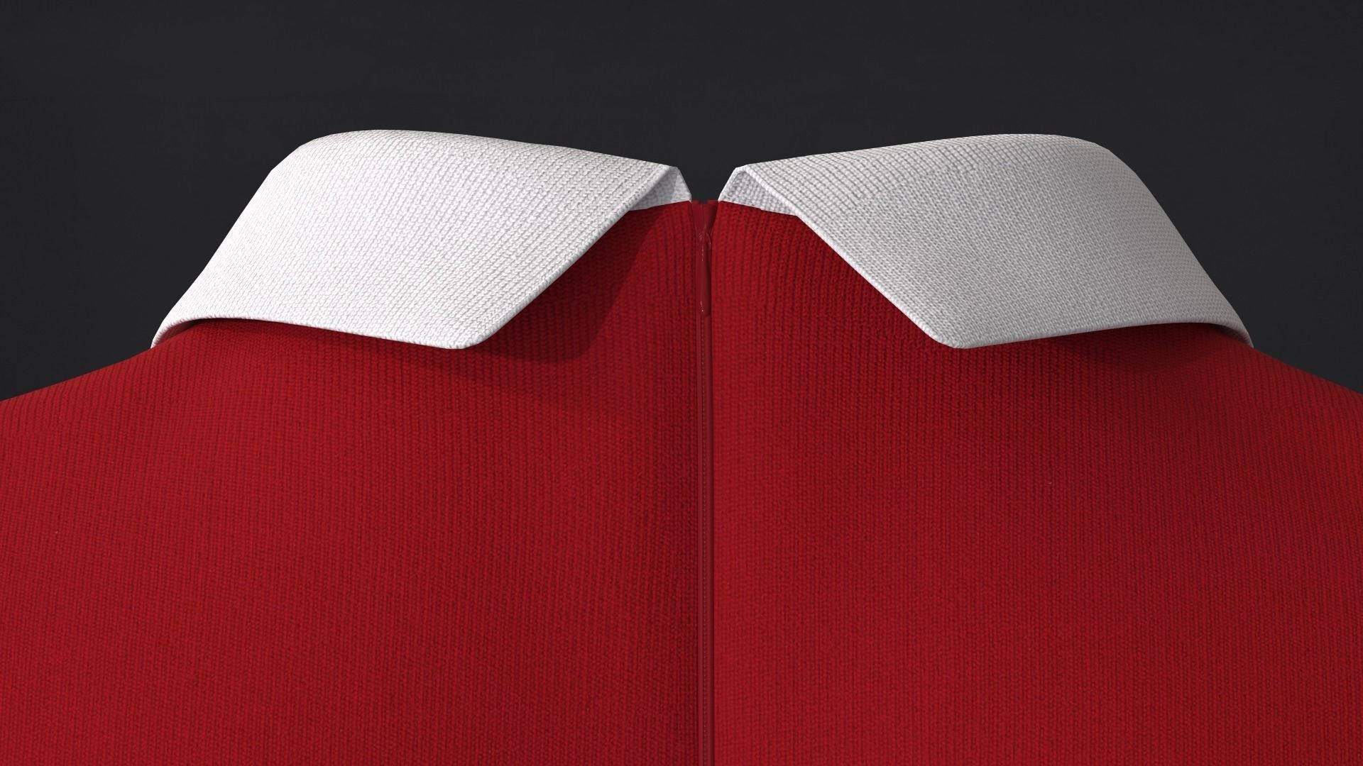 Collar Top 3D Model 3D model_6