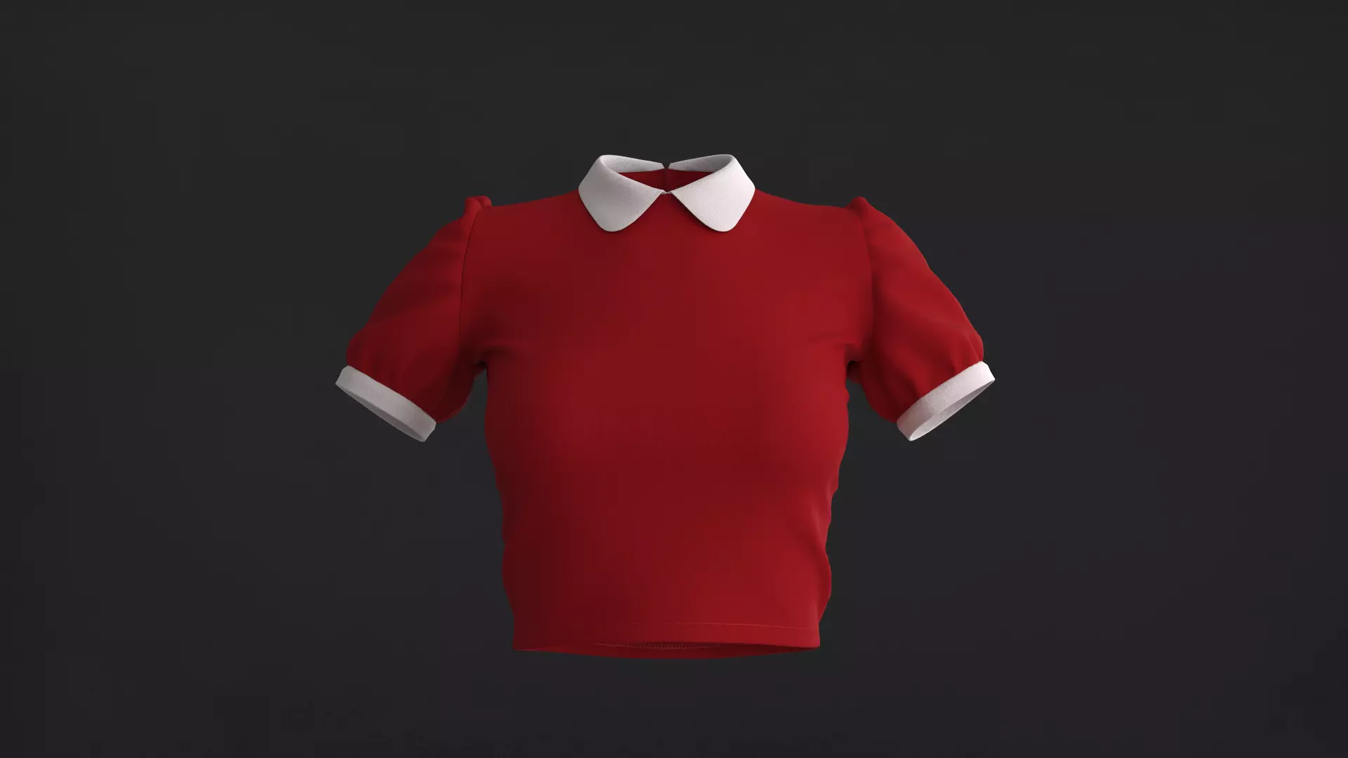 Collar Top 3D Model 3D model_0