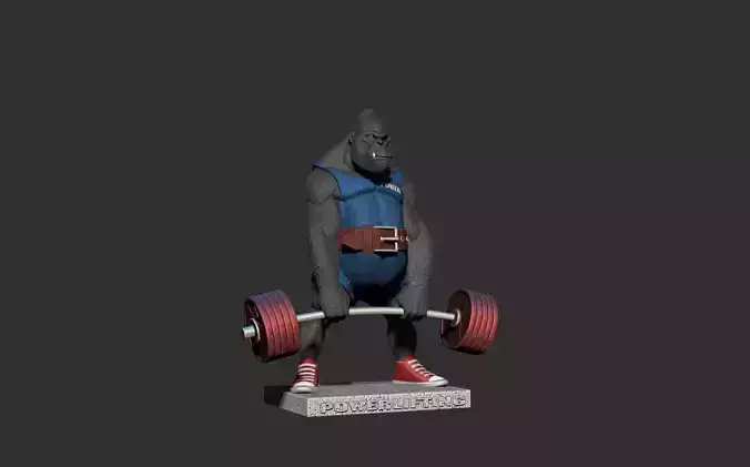gorilla  3D print model