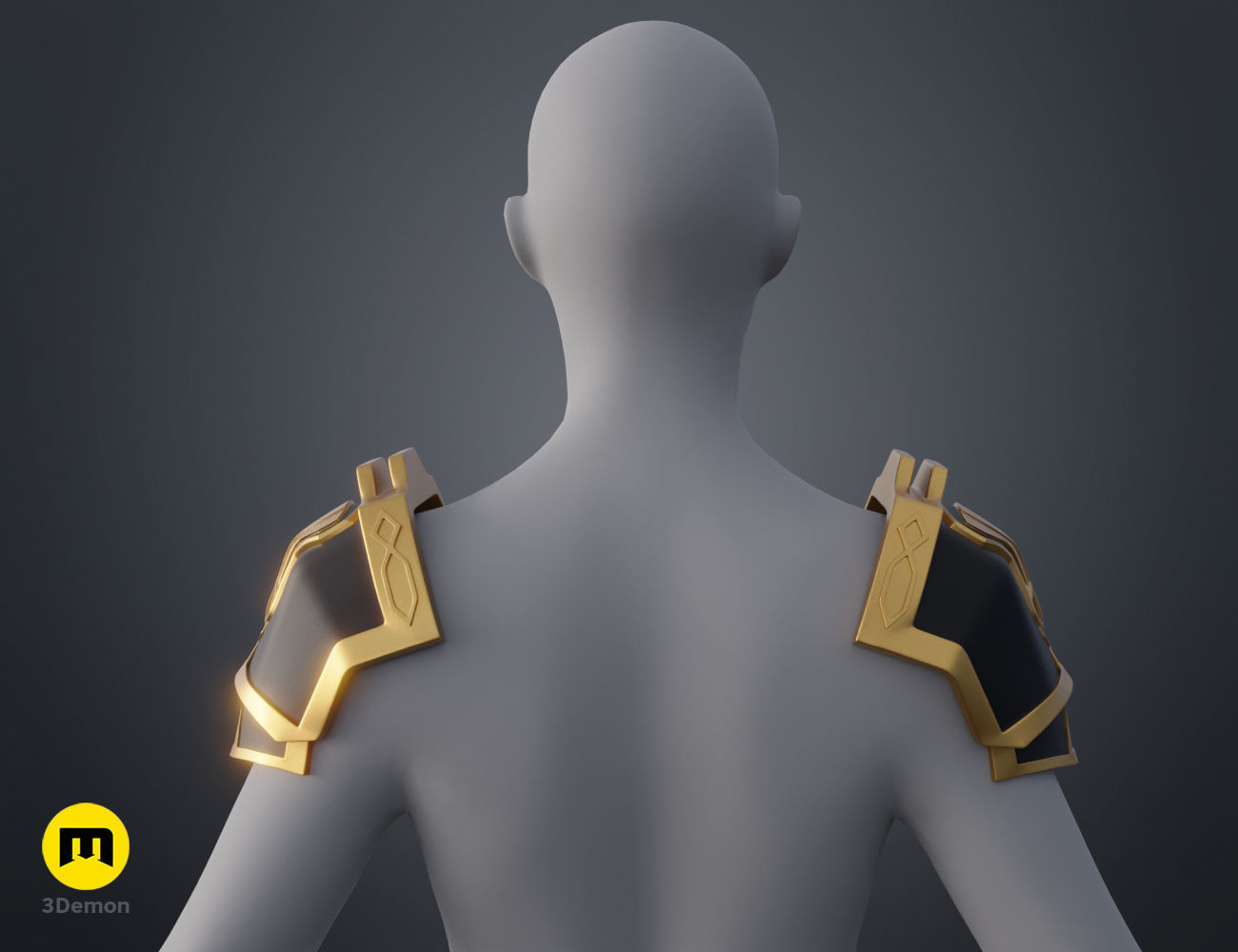 Arcane Enforcer Vi Shoulder Armor 3D print model_3