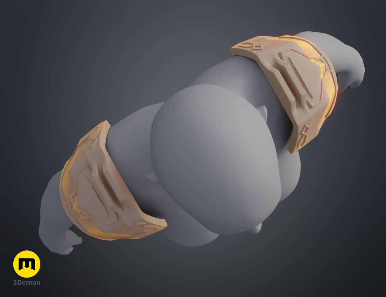 Arcane Enforcer Vi Shoulder Armor 3D print model_10