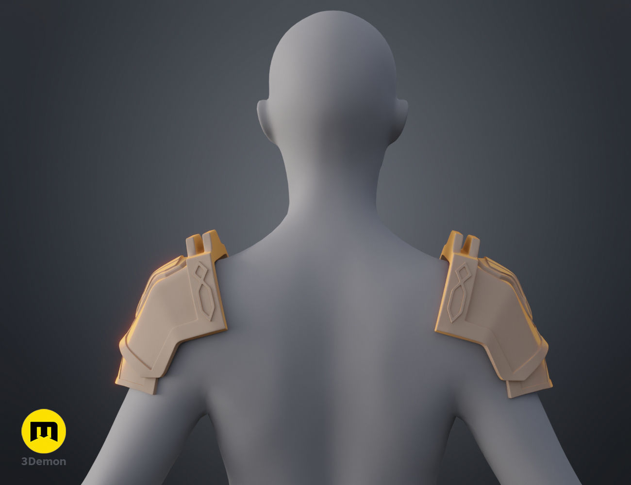 Arcane Enforcer Vi Shoulder Armor 3D print model_11