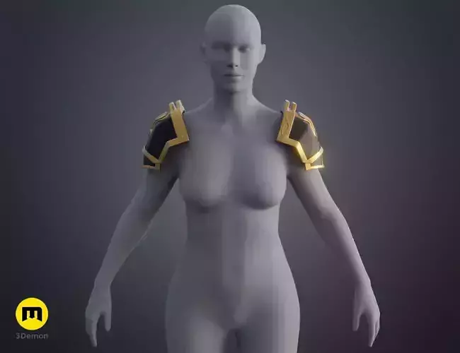Arcane Enforcer Vi Shoulder Armor 3D print model