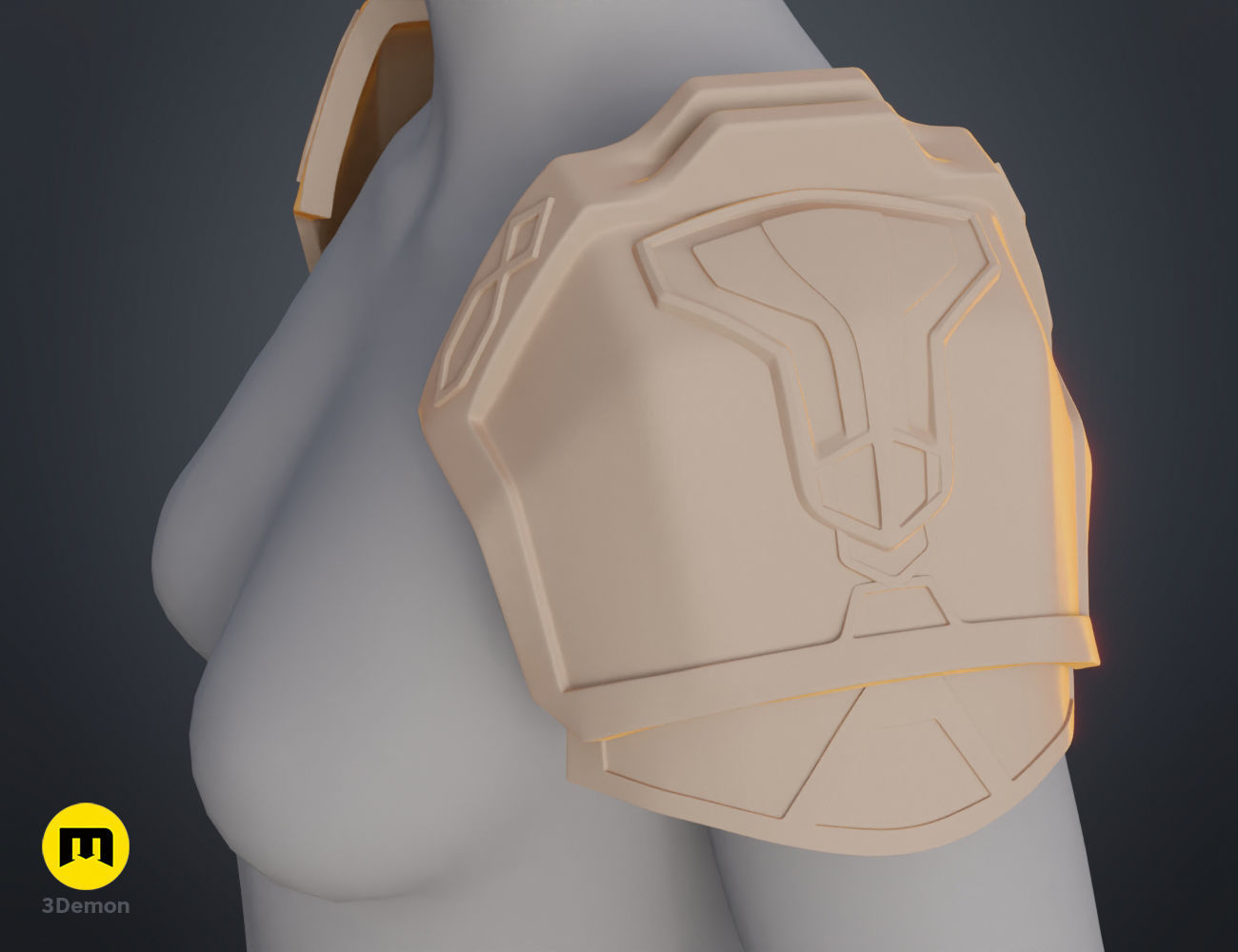 Arcane Enforcer Vi Shoulder Armor 3D print model_9