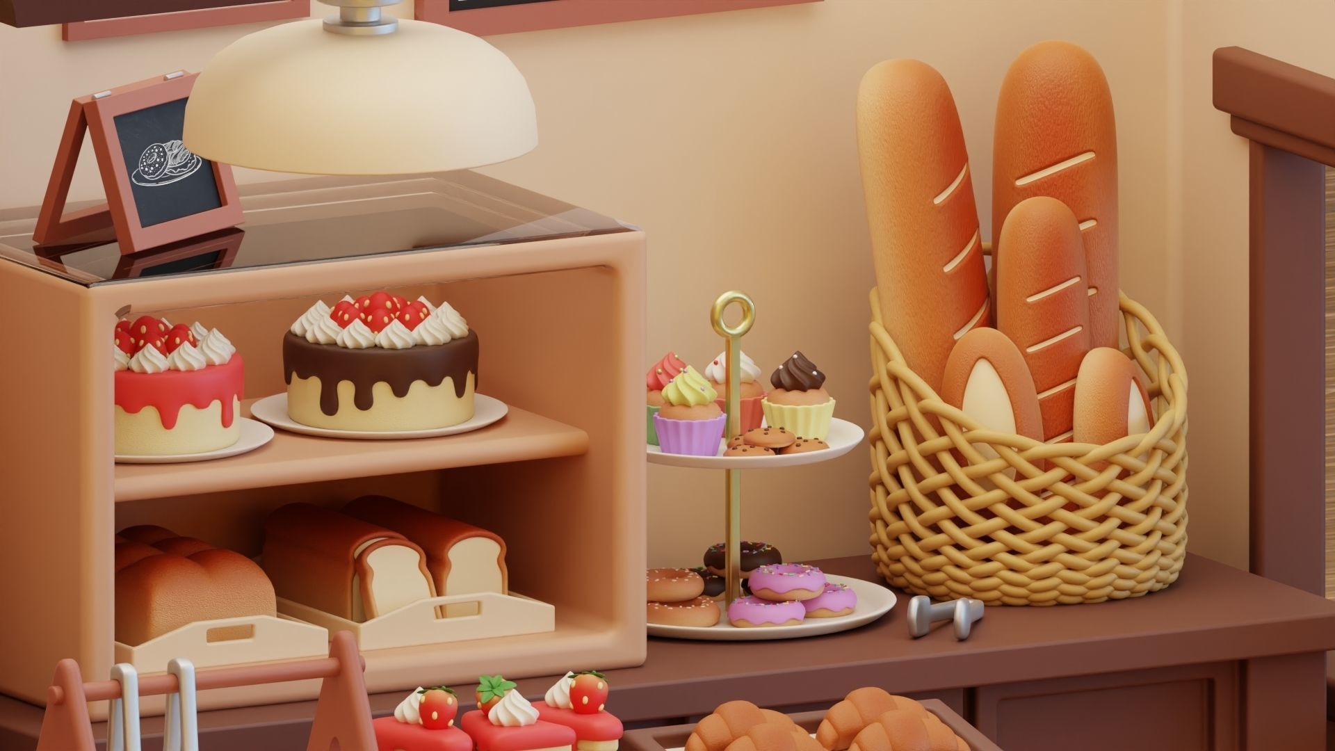 Bakery Collection 3D model_13