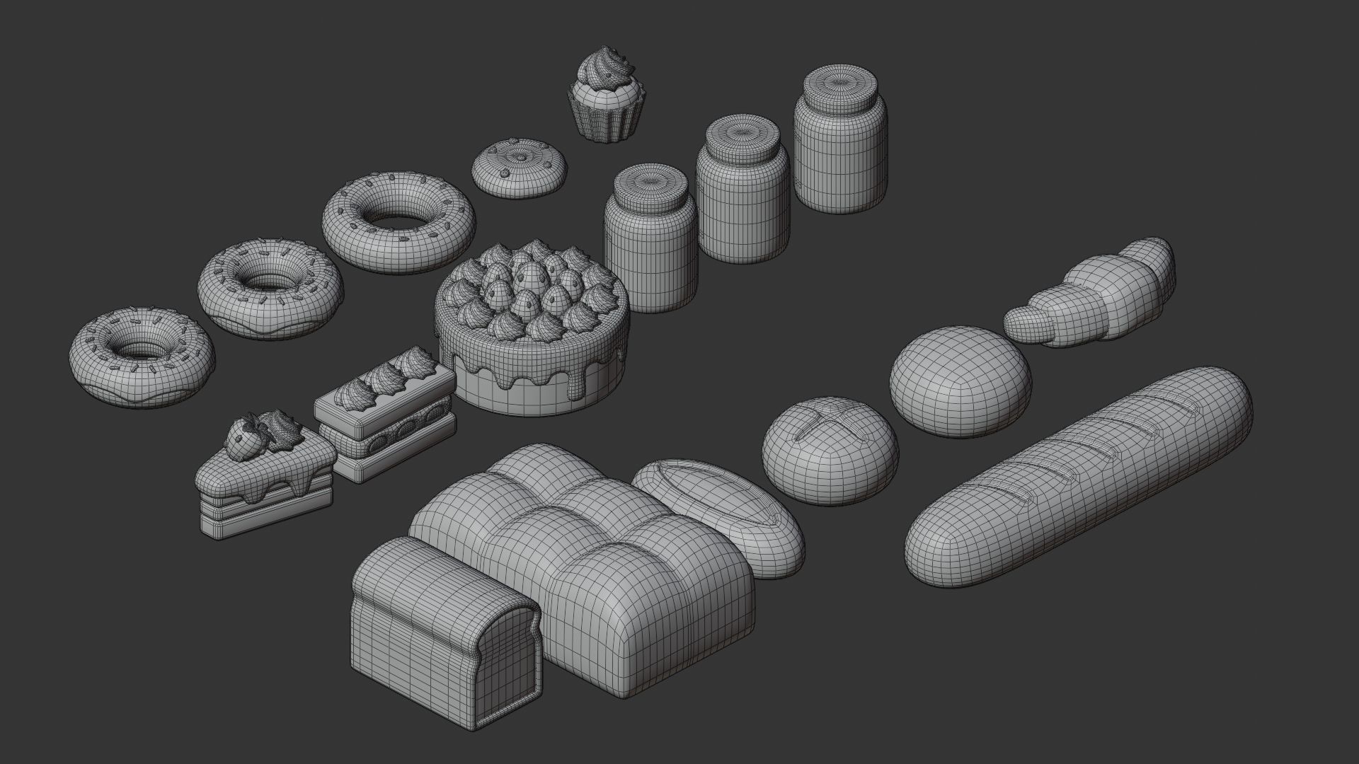 Bakery Collection 3D model_18